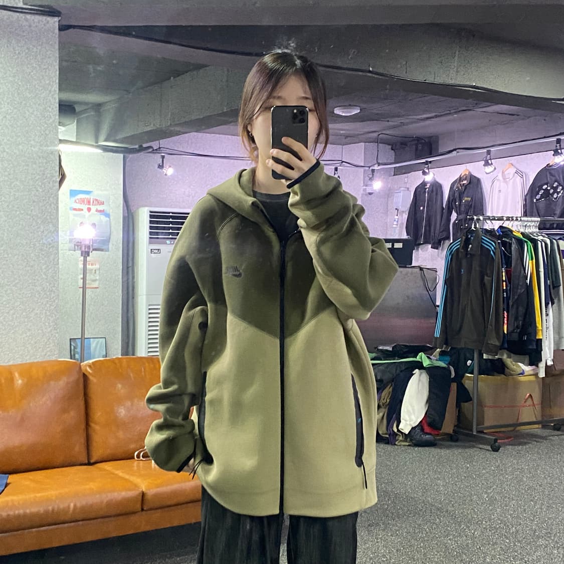 나이키 카키 투웨이 테크팩 B1643 상품이미지1