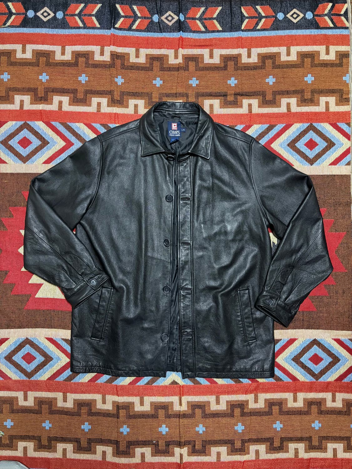 L) 챕스 랄프로렌 레더 카코트 올드갭카코트 상품이미지1