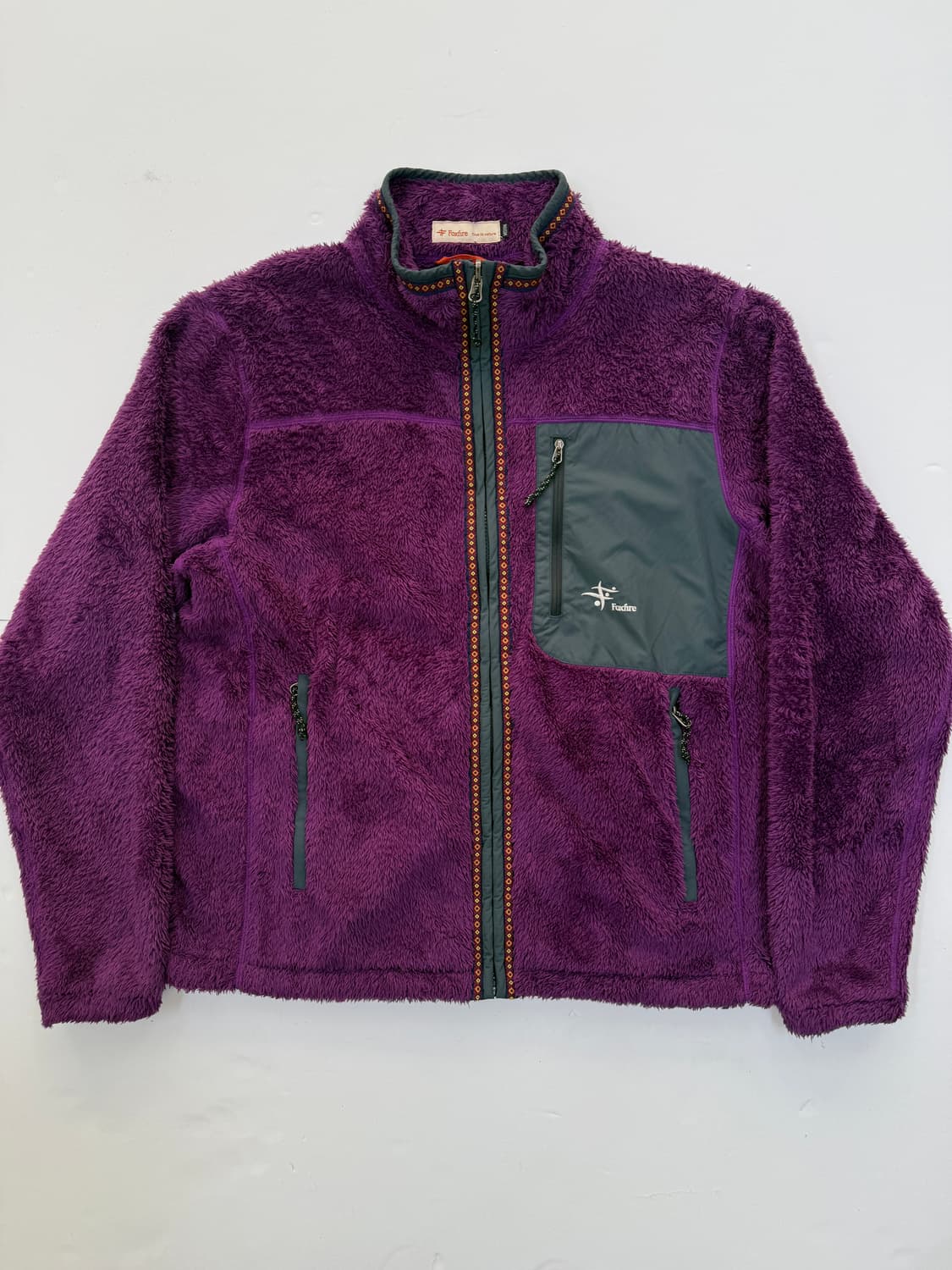 Foxfire 퍼플 하이파일 플리스 집업 자켓 상품이미지1