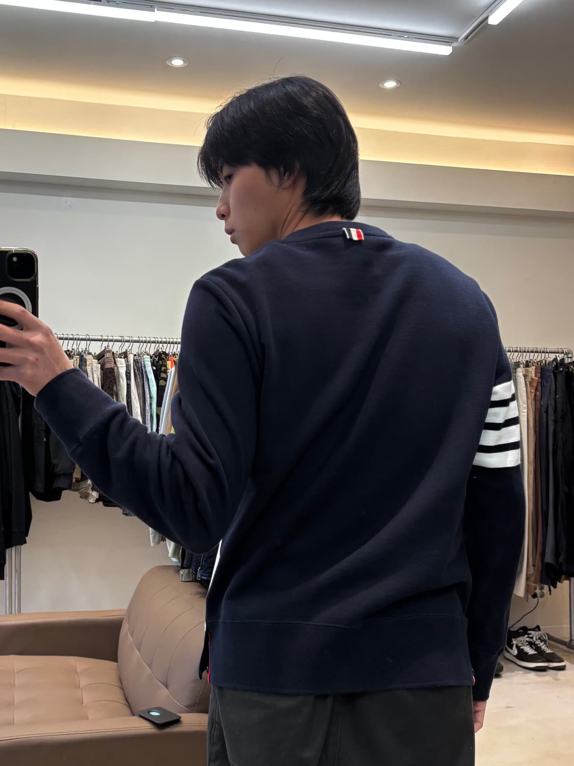 톰브라운 루프백 4-bar 스웻 맨투맨 상품이미지9