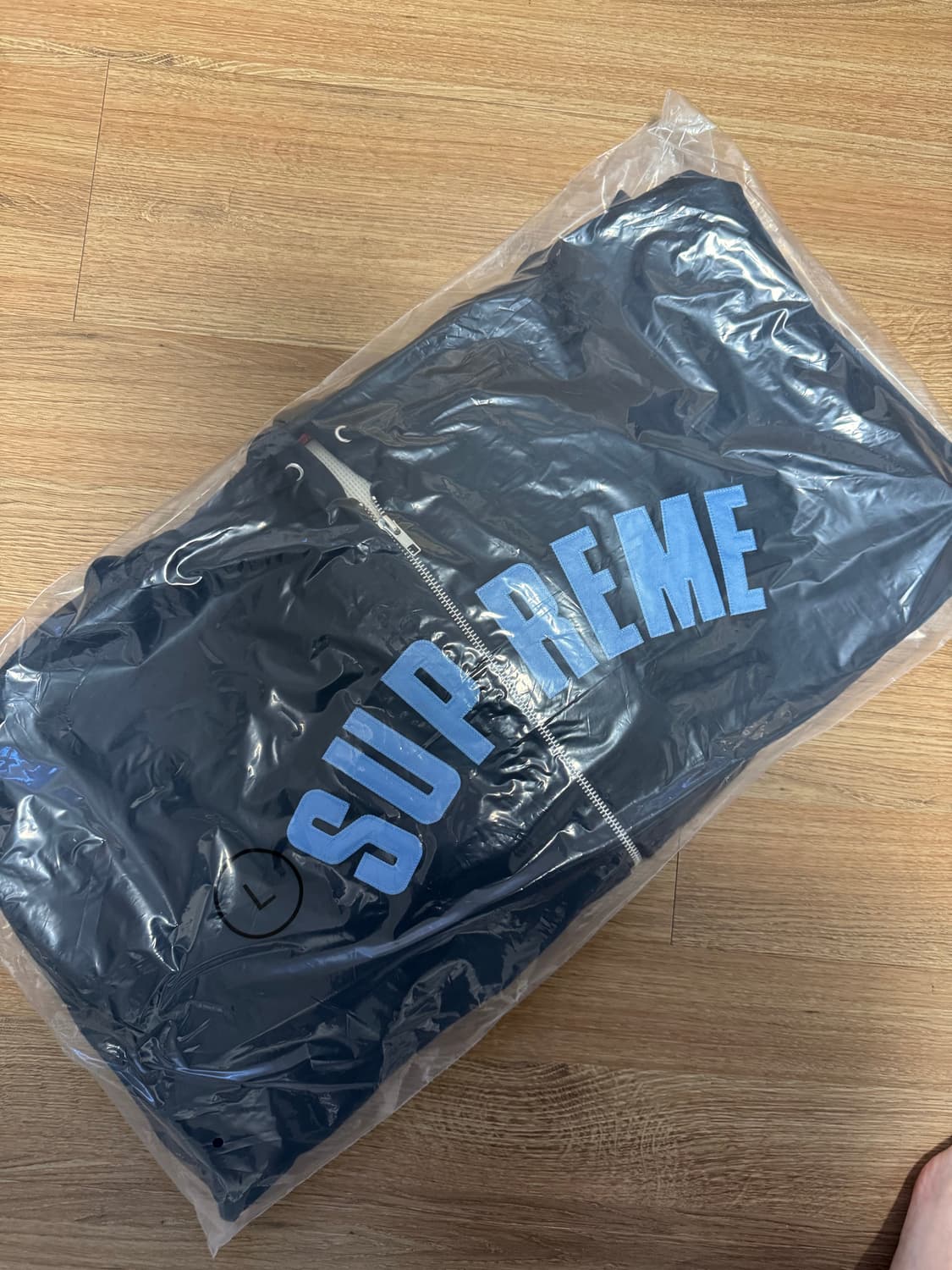 (L) 슈프림 아크 써멀 라인드 집업 후드 스웨트셔츠 네이비 25FW 상품이미지2