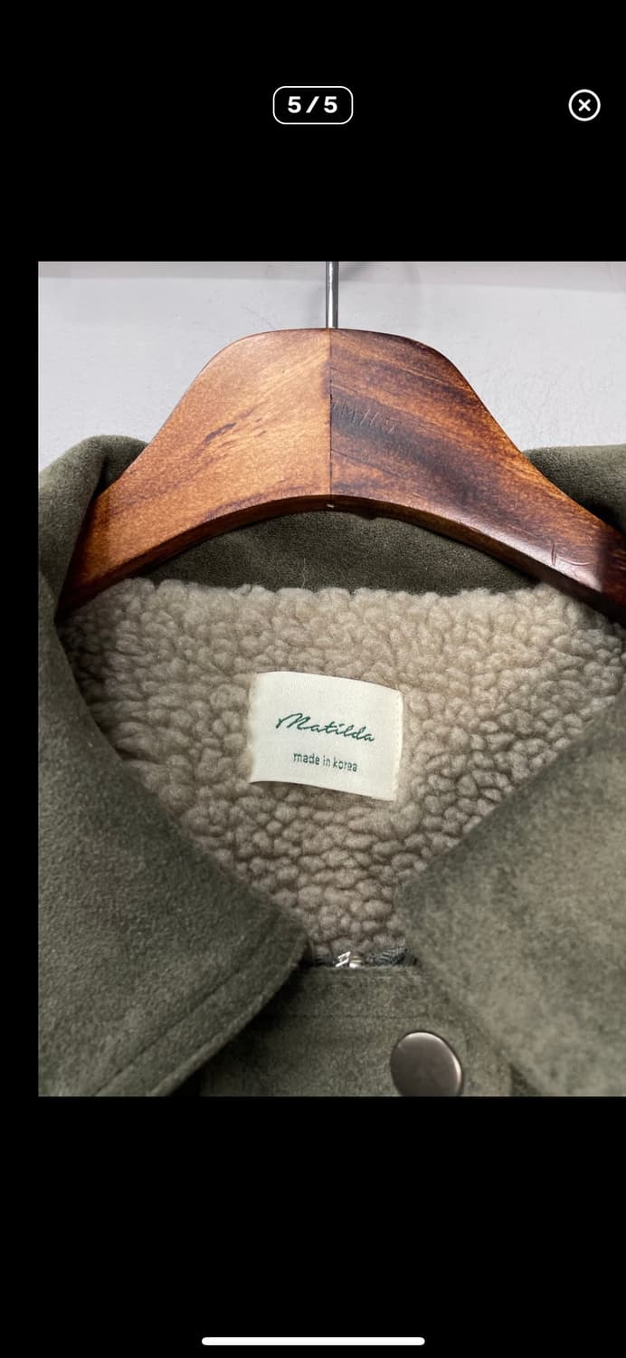 빈티지 스웨이드 양털 자켓 A2792 상품이미지5