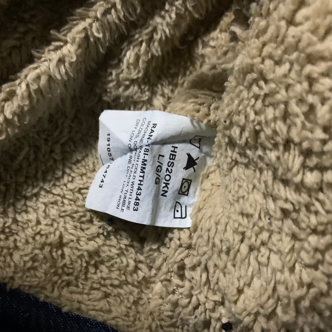 90s 랭글러 양털데님 셔츠 상품이미지4