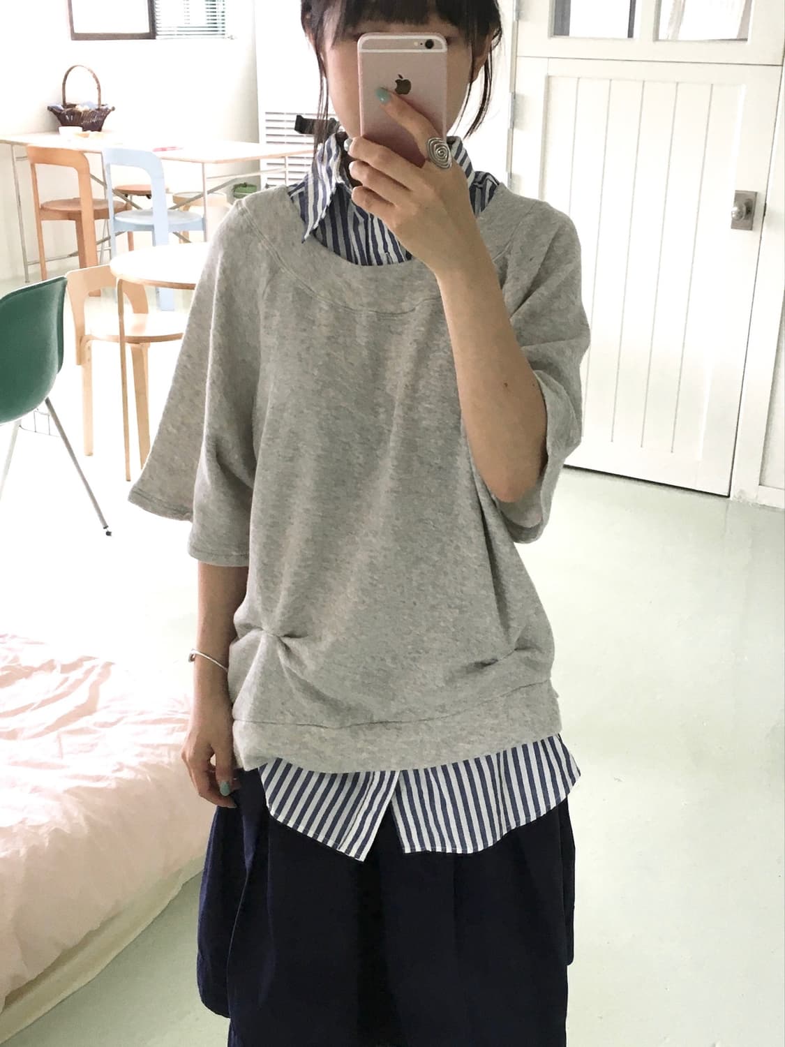 Gomme Shirt layered tee 상품이미지1