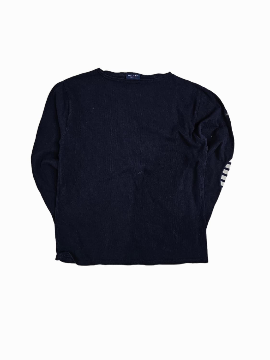 [택 T5 / 남성 100 추천] 세인트제임스 네이비 엘보우 패치 긴팔  상품이미지1