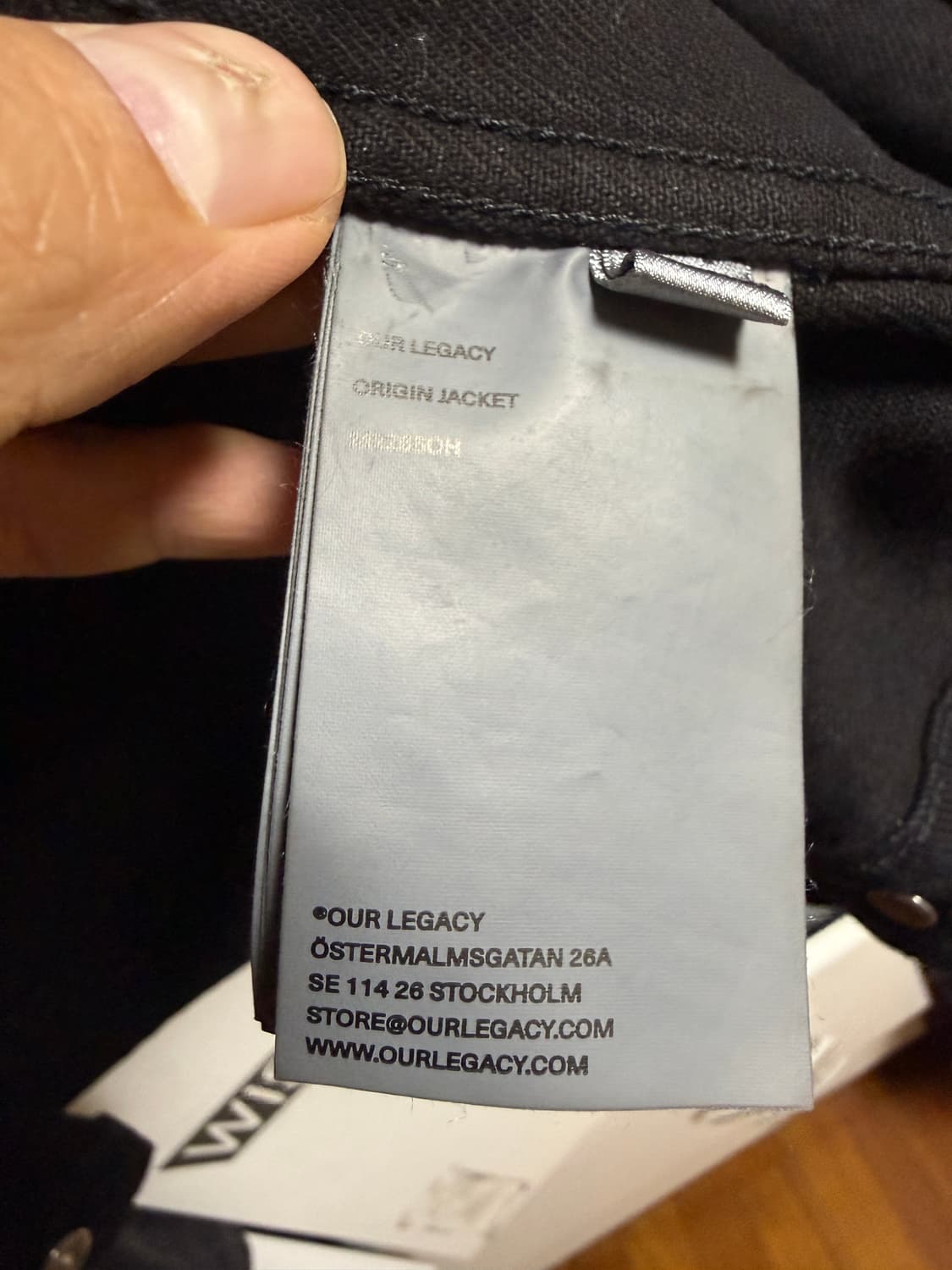 아워레가시 데님자켓 블랙 48 (공홈직구) 상품이미지6