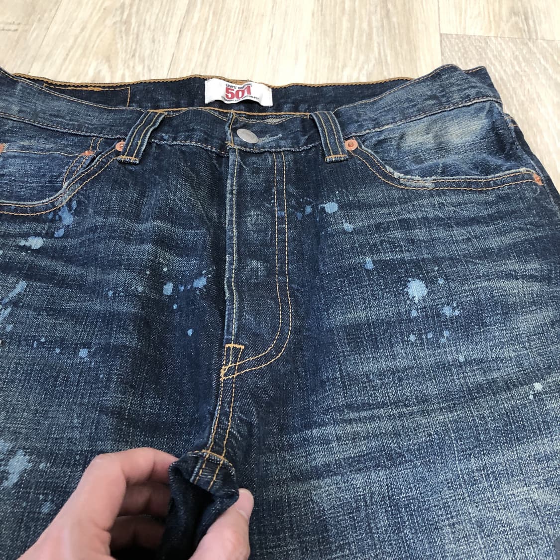 (30) 리바이스 Levi's 501 스트레이트핏 디스트로이드 데님 상품이미지4