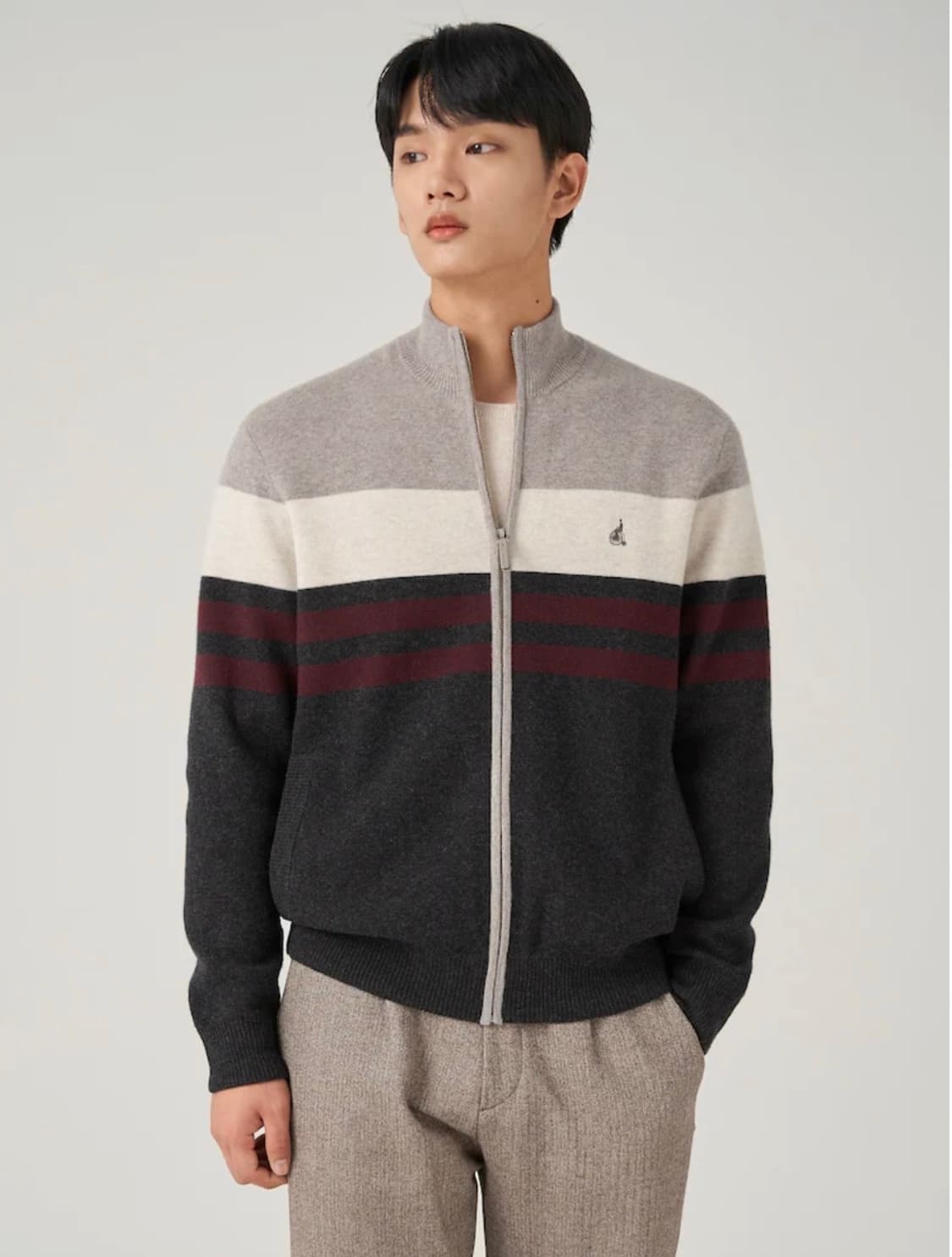 빈폴 니트 집업 상품이미지1