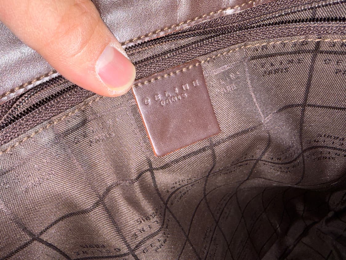 올드셀린느 정품 트리오페 토트백 브라운 상품이미지5