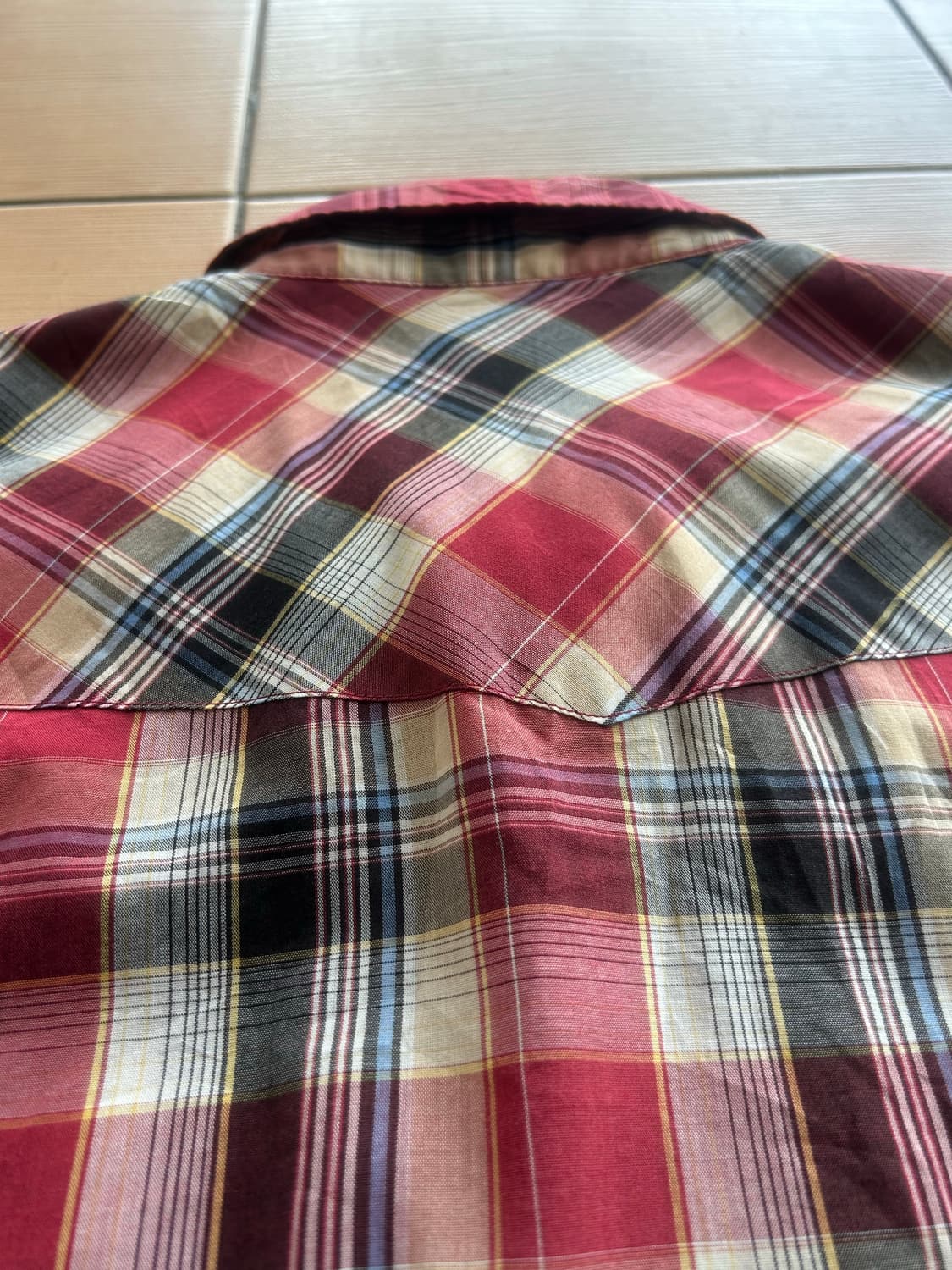 90‘s Plain western shirts 상품이미지4