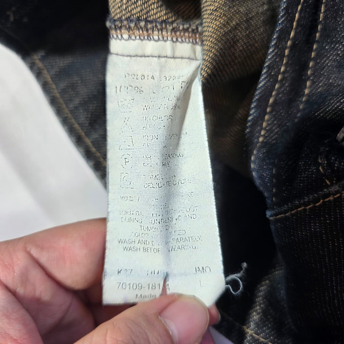 [L/100]00s 리바이스 엔지니어드 엔진 데님자켓 상품이미지5