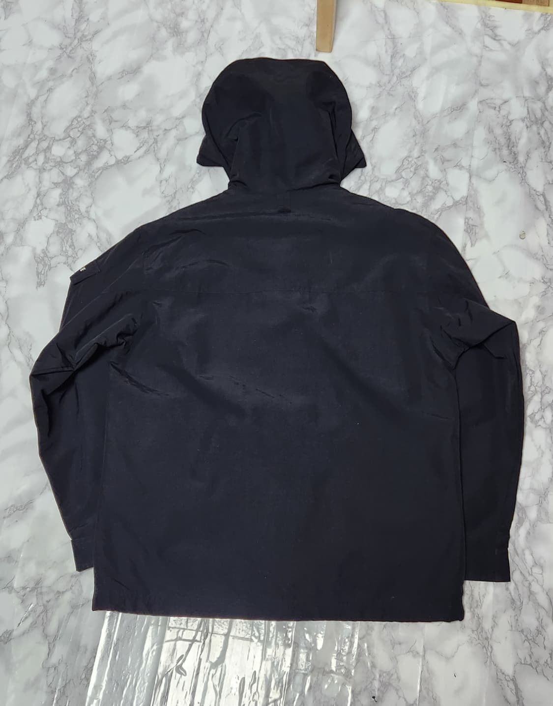 노스페이스 바람막이 나일론 블랙 후드 자켓 상품이미지4