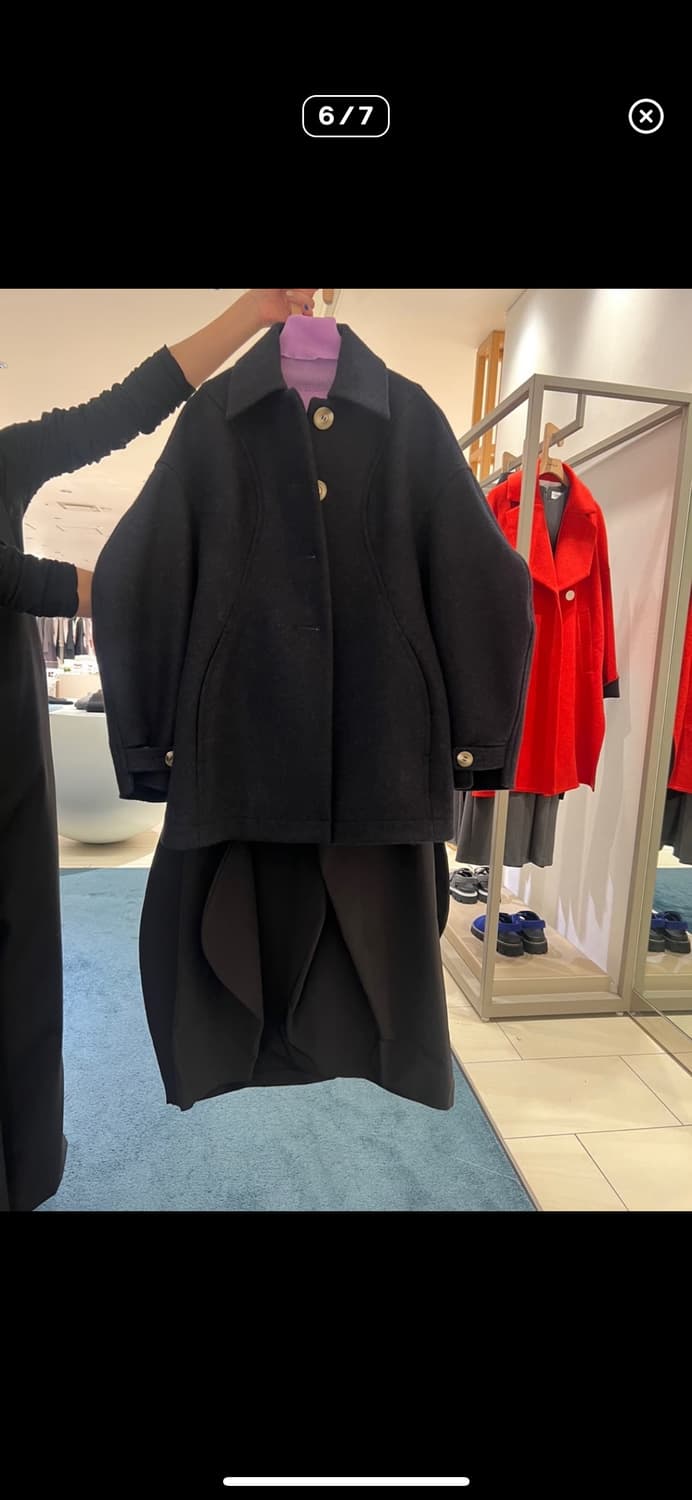 enfold 23FW 소매 볼륨 코트 38사이즈 상품이미지3