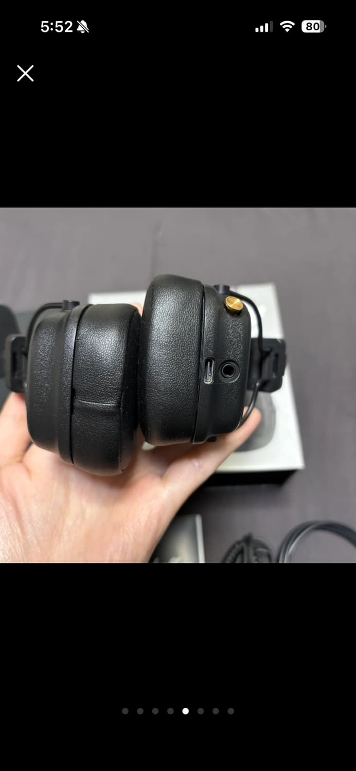 마샬 메이저4 블루투스 헤드폰 풀박스 상품이미지5