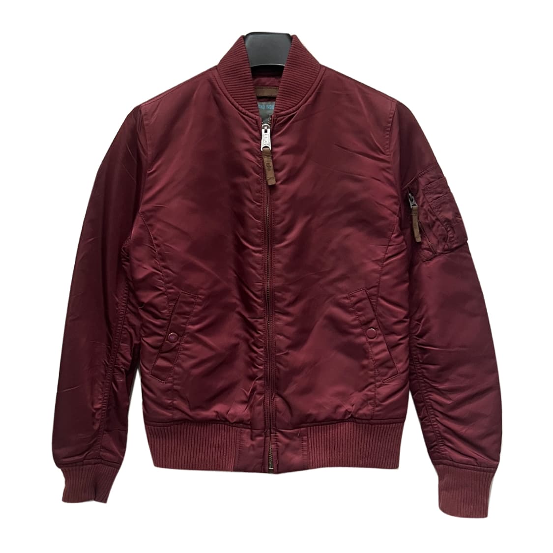 알파인더스트리 MA-1 플라이트 버건디 자켓 M 상품이미지1