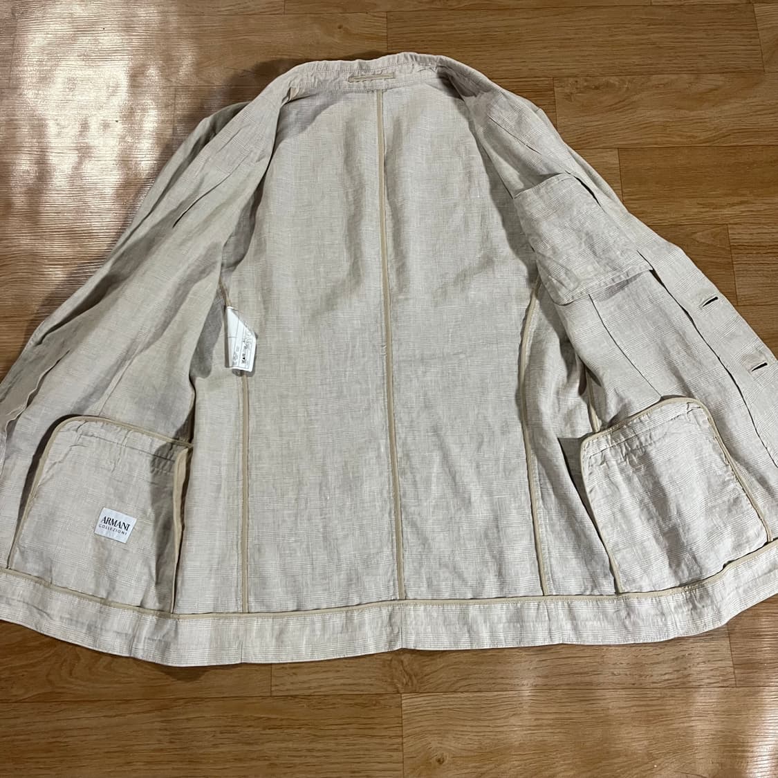 [110] 알마니 꼴레지오니 글렌 린넨자켓 상품이미지6