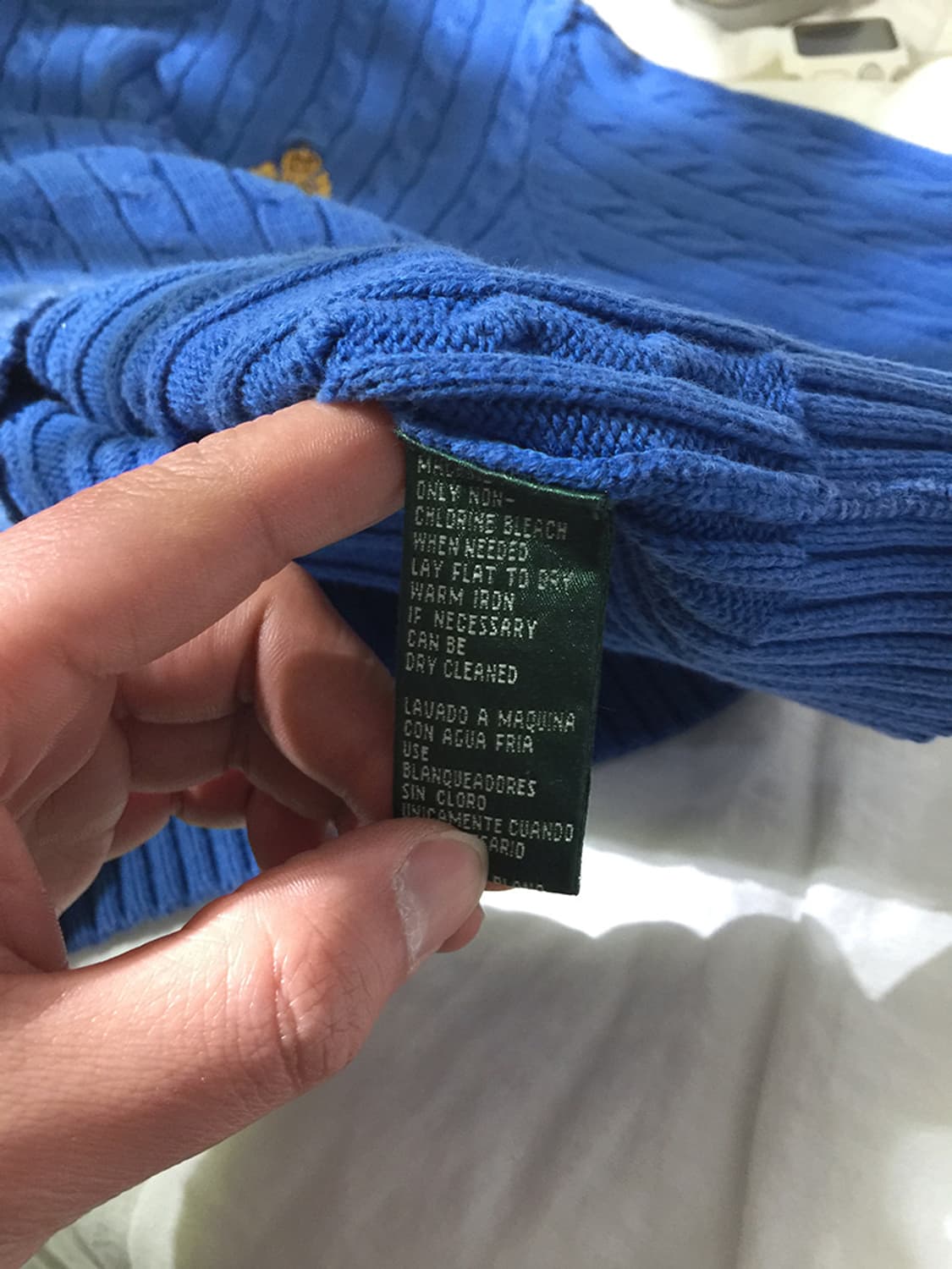 (WOMAN) 폴로랄프로렌 목폴라 니트 스웨터 L 상품이미지5