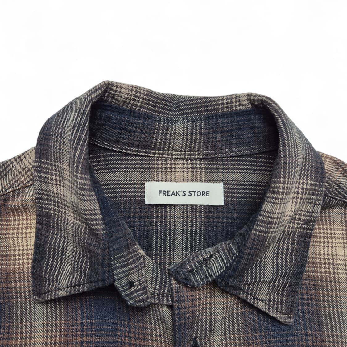[S] 프릭스스토어 옴브레 체크셔츠 상품이미지5