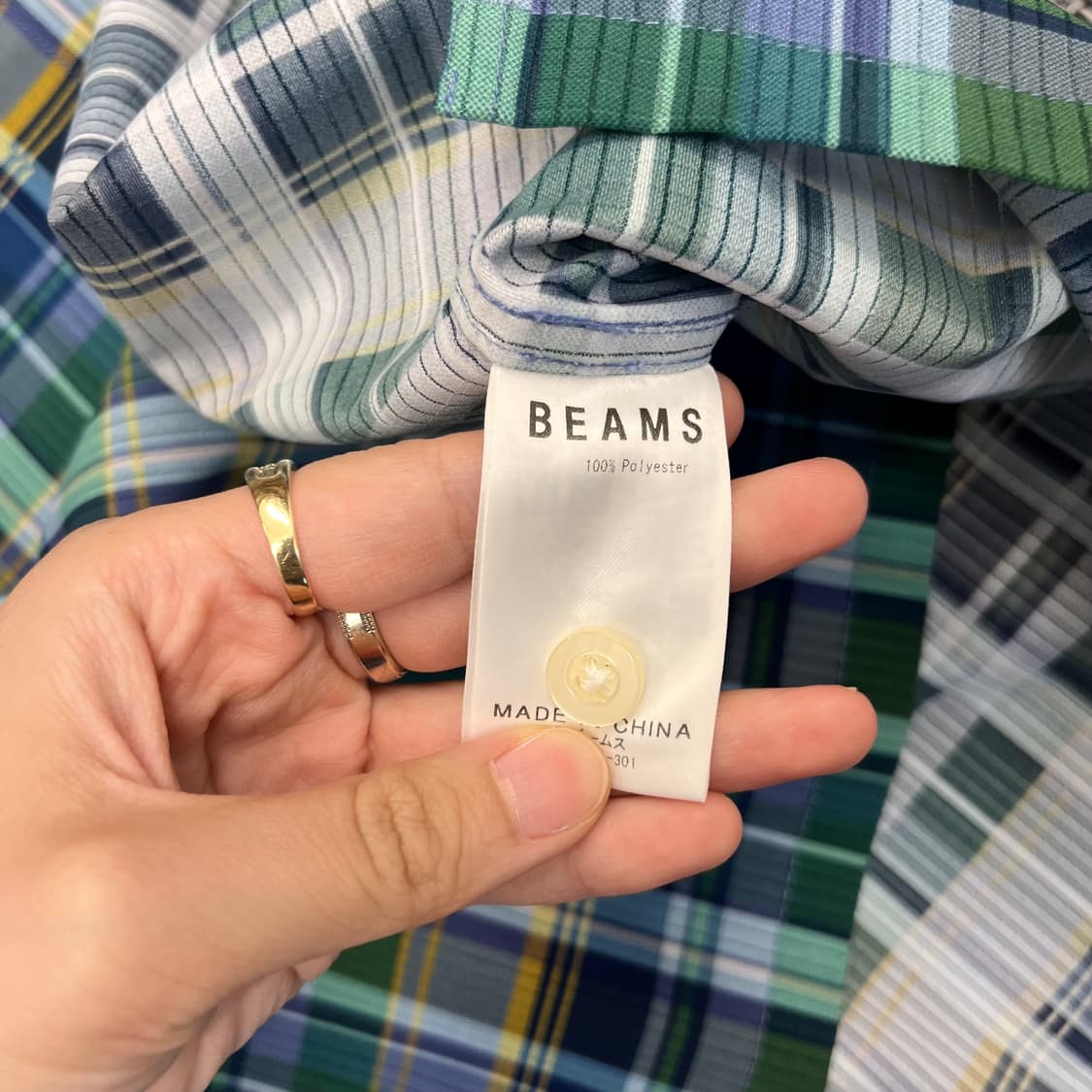 BEAMS 하프셔츠(M) 상품이미지8