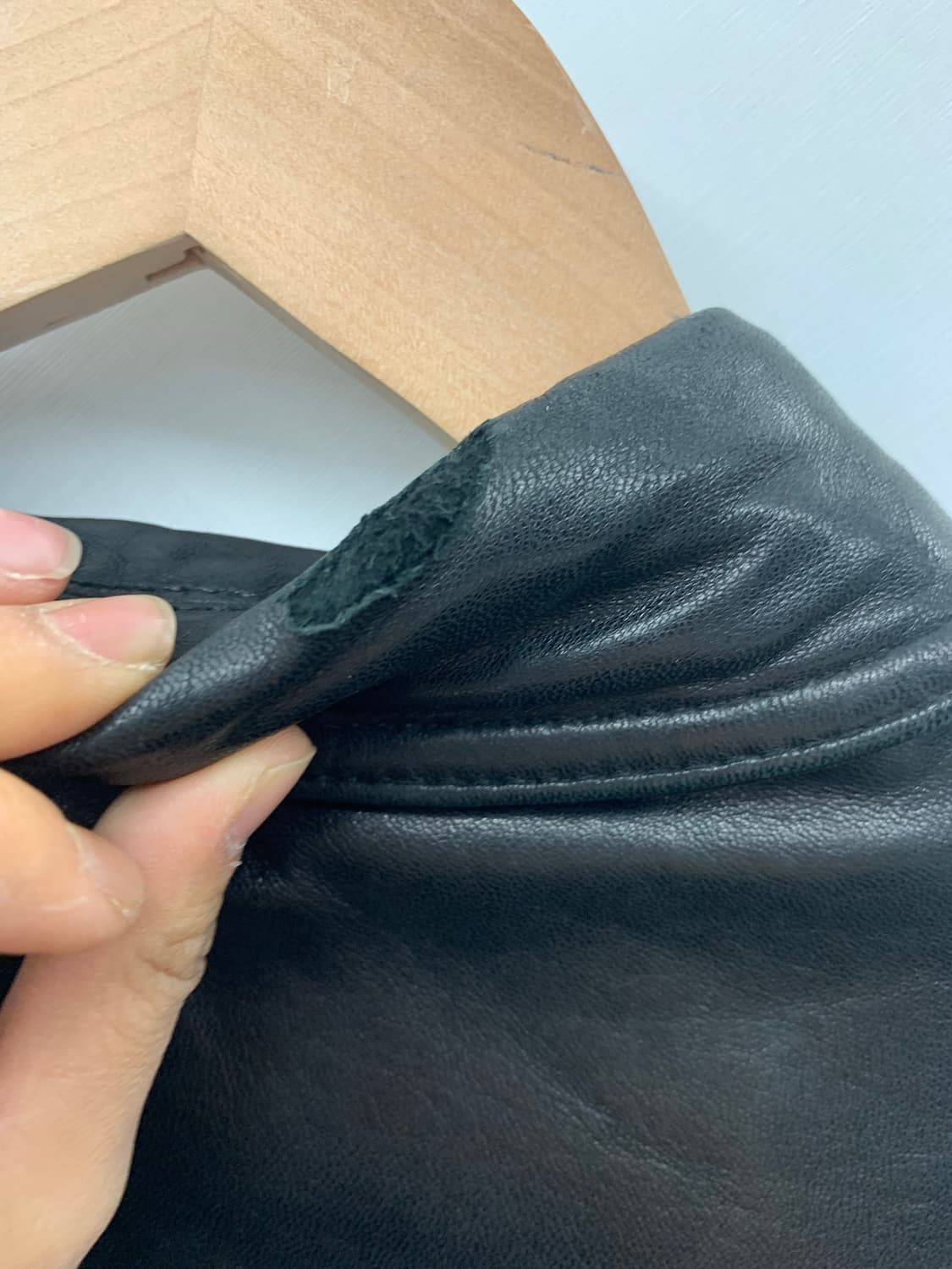 캘빈클라인 램스킨 00s 싱글 바이커 상품이미지10