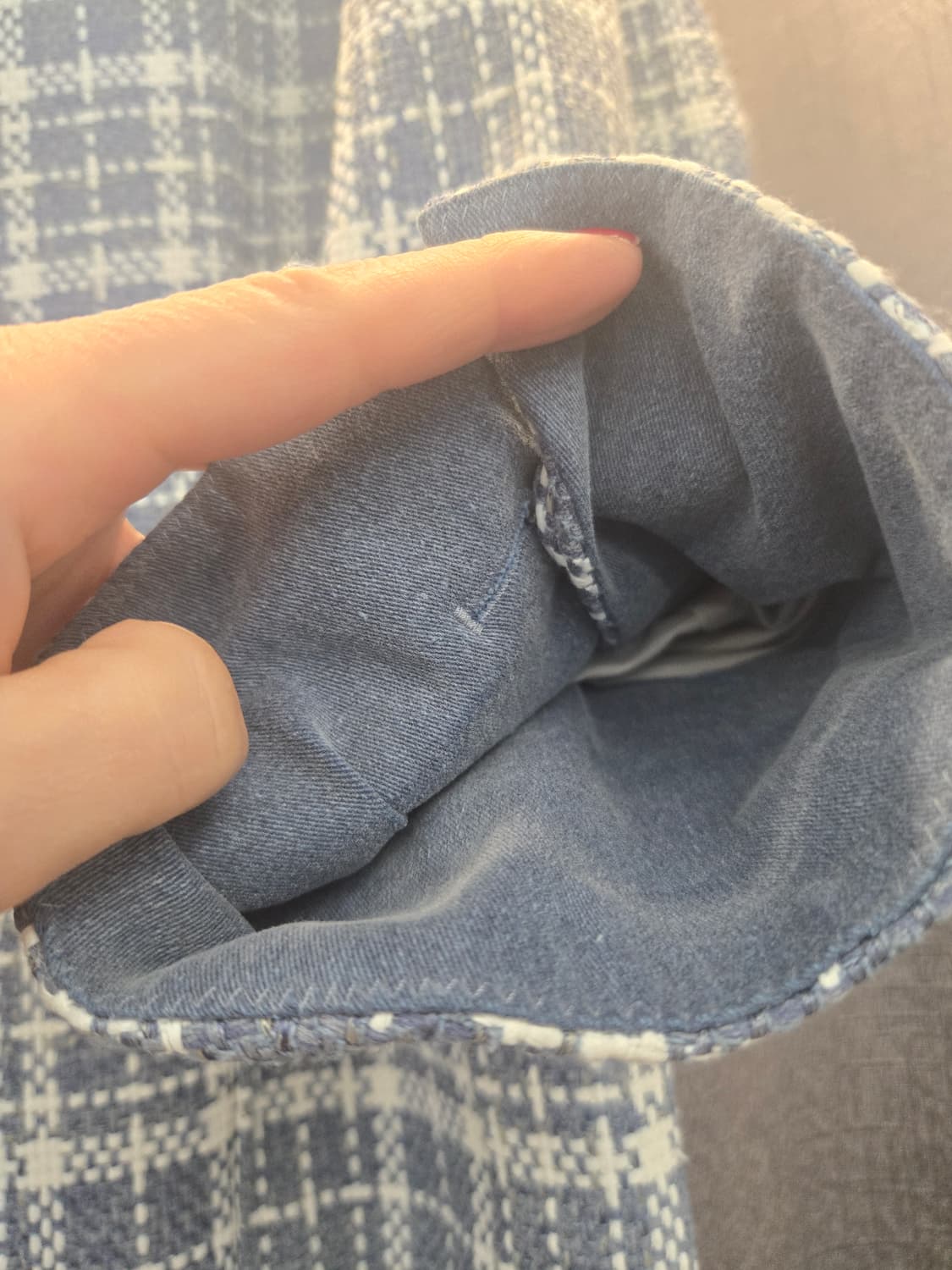 TIME 타임 체크 롱 코트(88-98-165) 상품이미지4