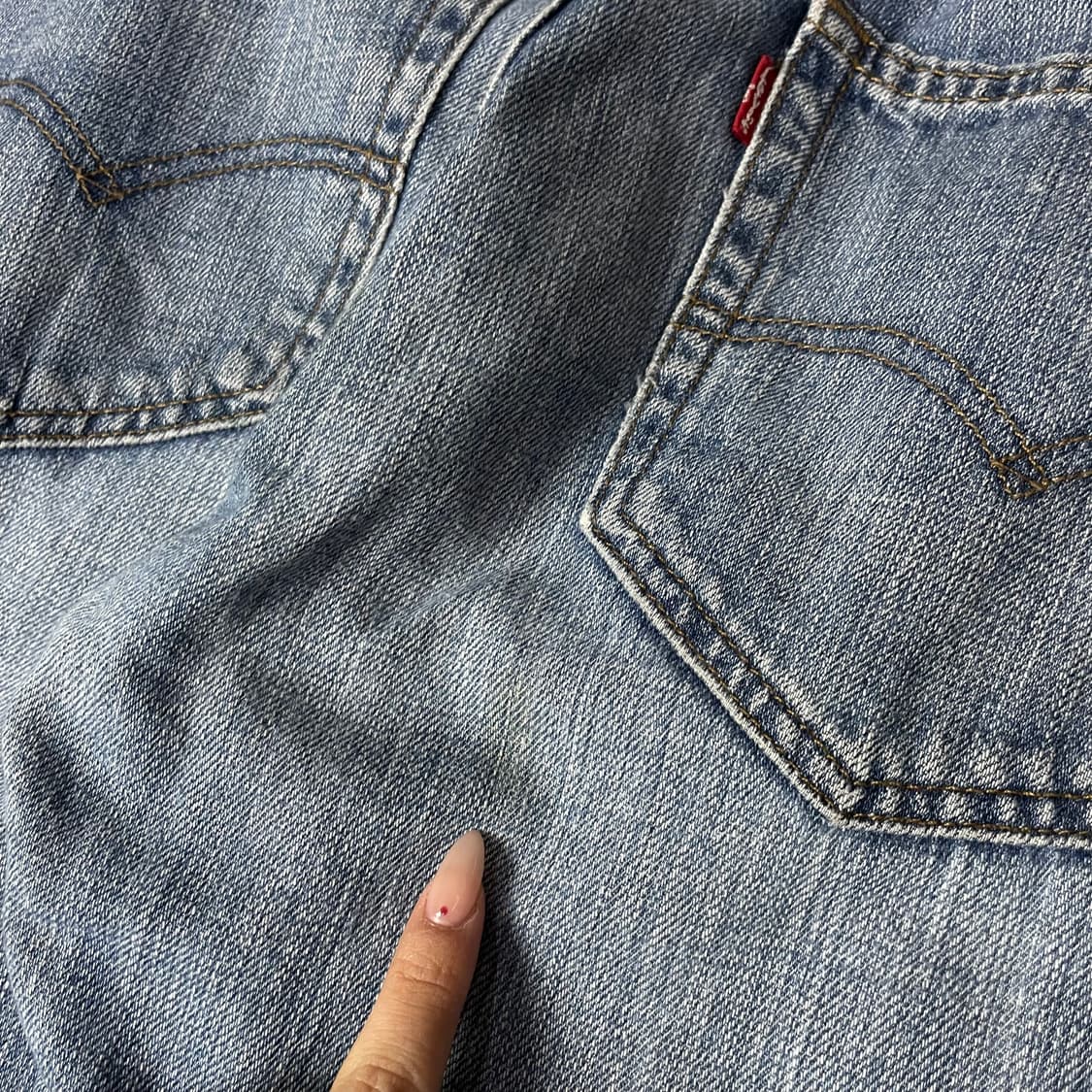 (32) 리바이스 527 32X34 워싱 데님 팬츠 상품이미지5
