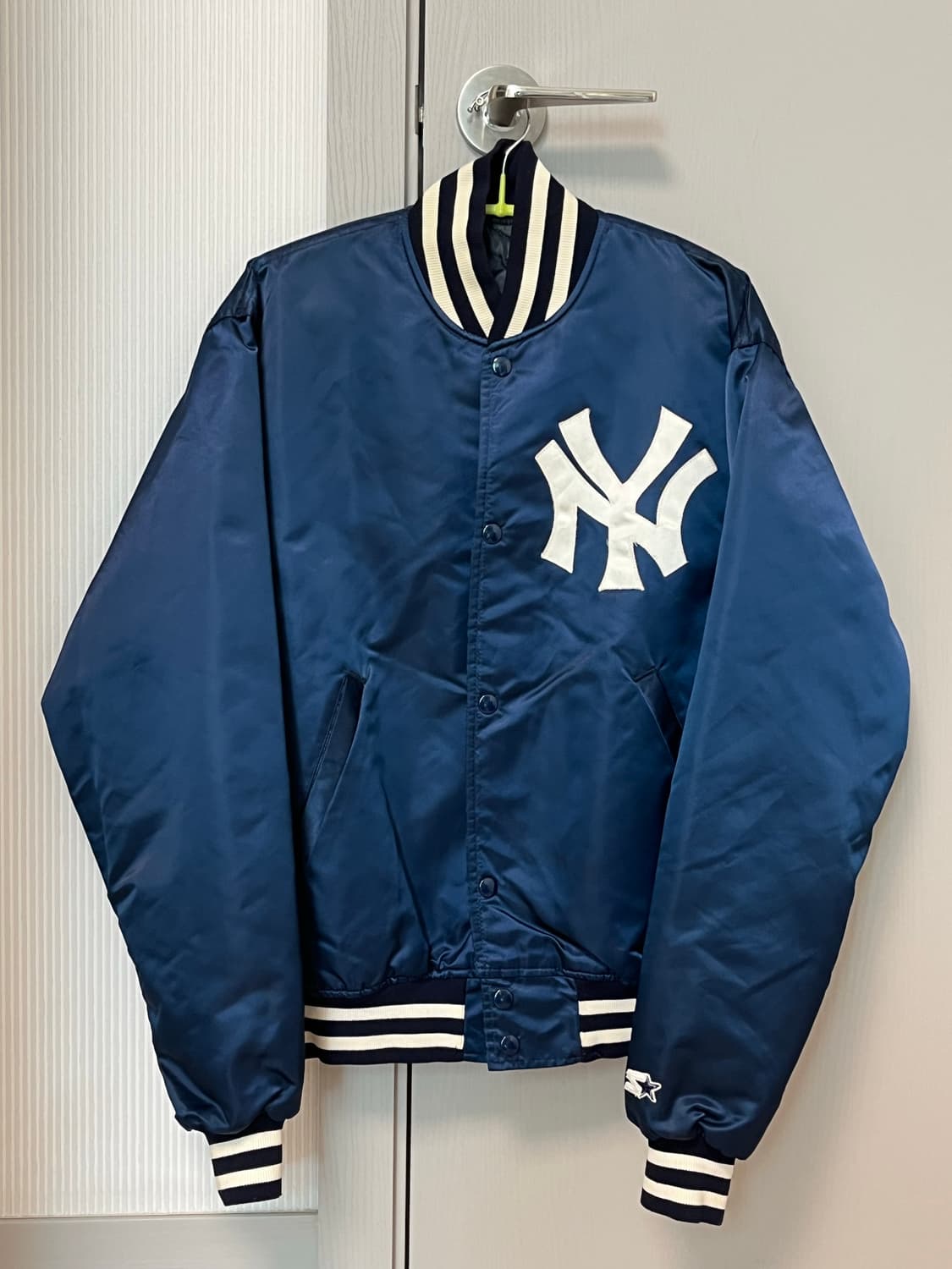 스타터 뉴욕 양키스 빅로고 새틴 자켓 상품이미지2