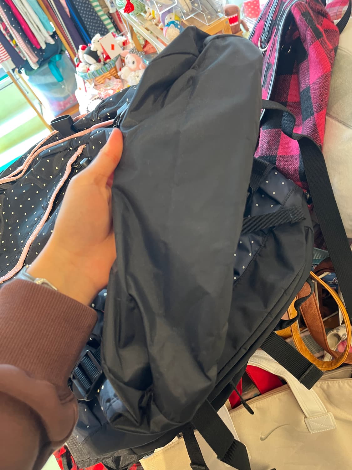 핑크 도트 이스트보이 백팩 💕 상품이미지6