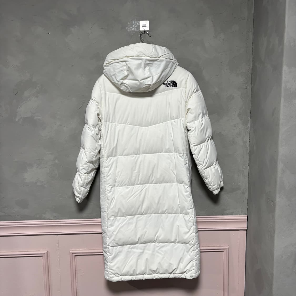 노스페이스 구스다운 롱패딩 화이트 상품이미지5