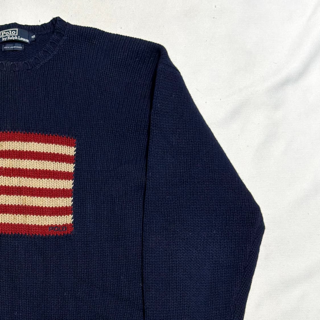 105 폴로랄프로렌 성조기 네이비 램스울 니트 상품이미지1