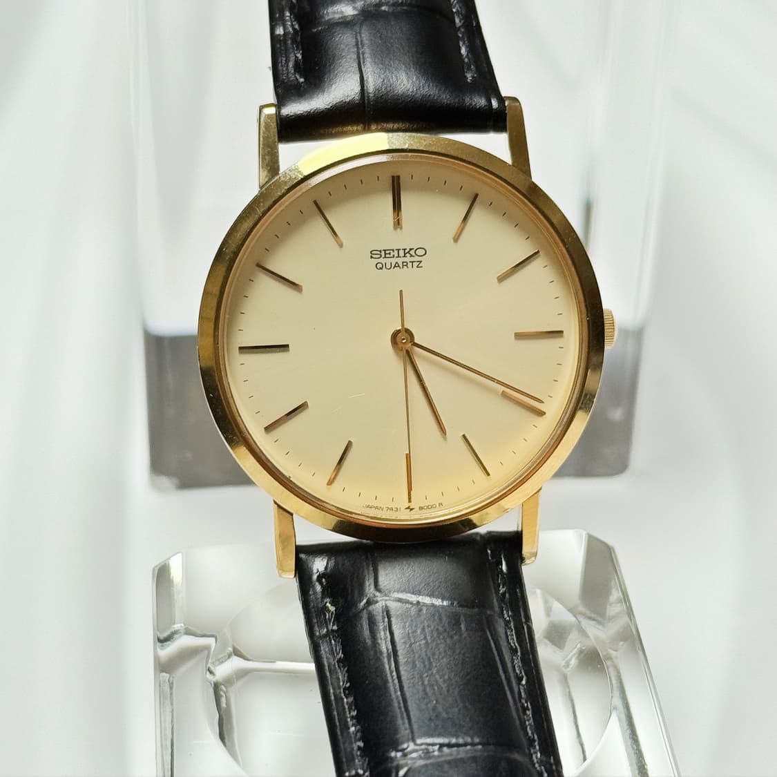 80's90's 빈티지 세이코 슬림 골드 워치 상품이미지5
