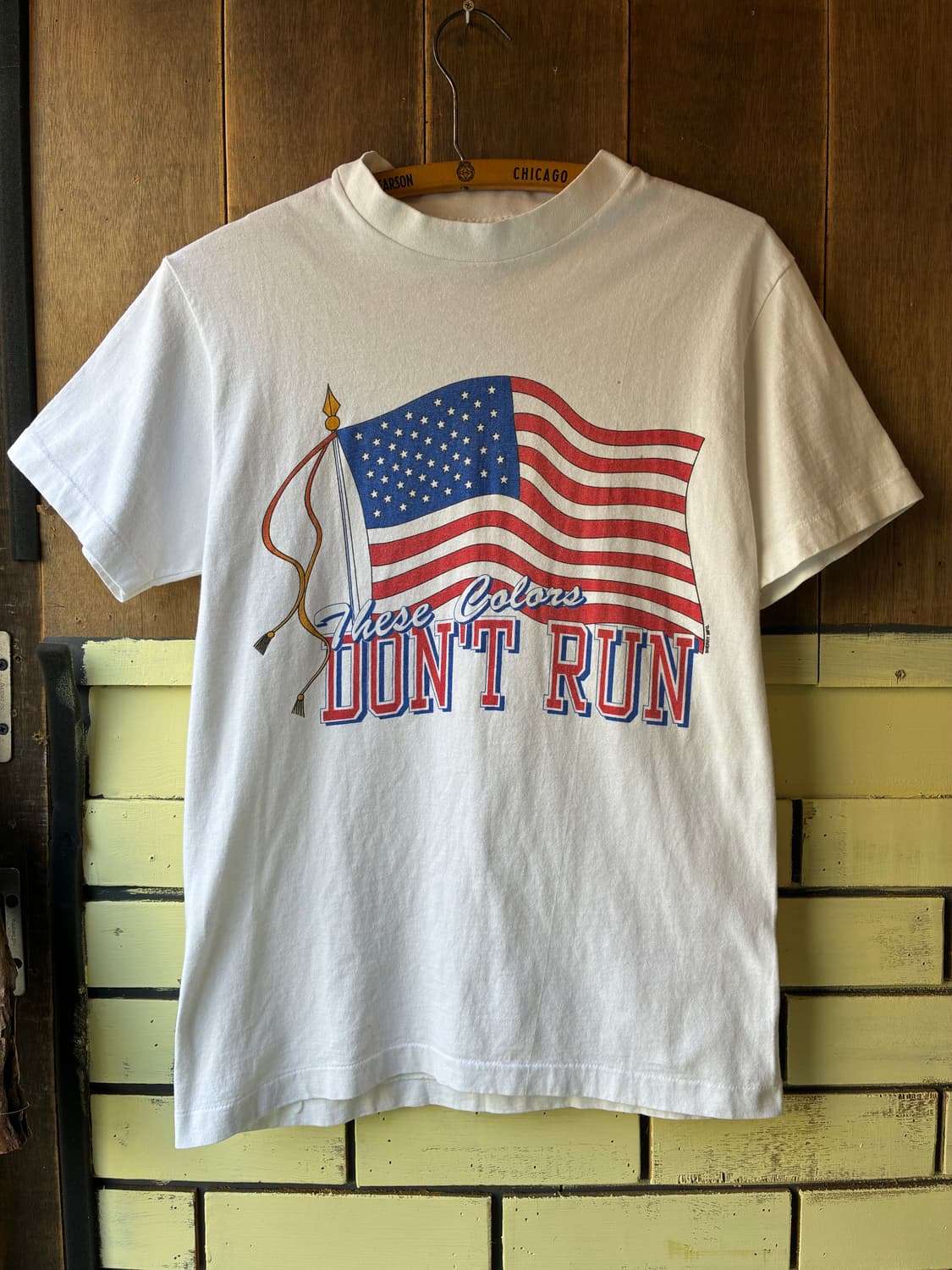 90s Vintage USA Flag Graphic Tee 상품이미지1