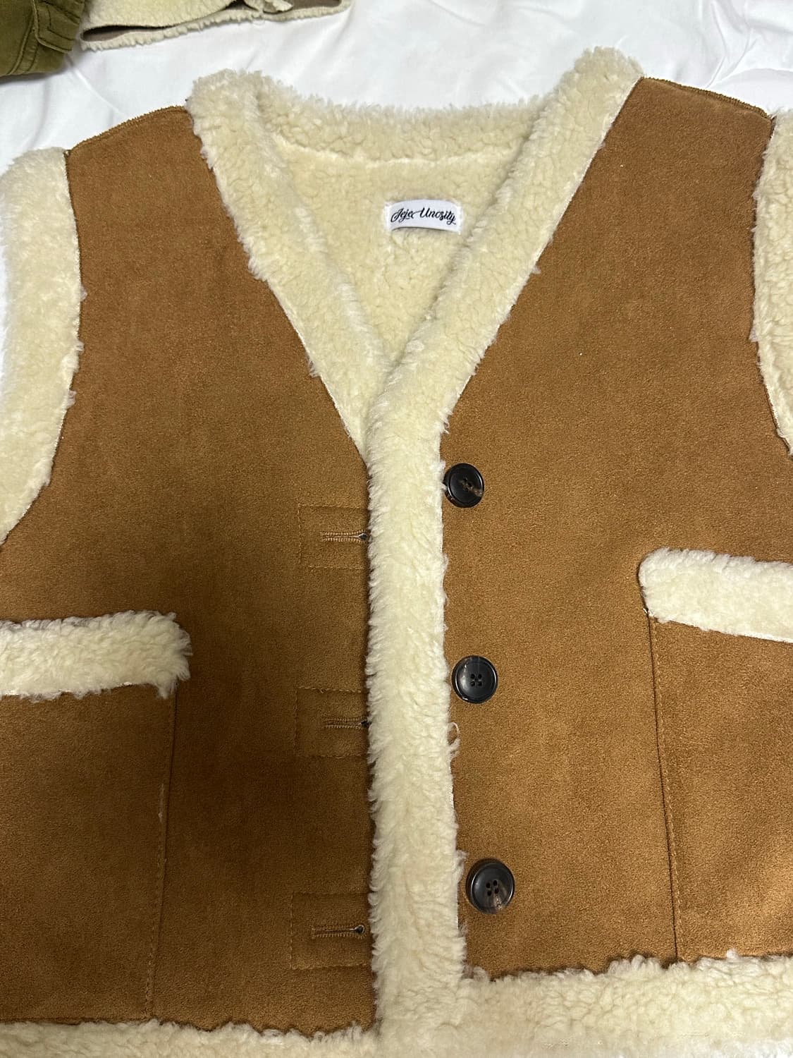 무스탕 조끼 (여)  상품이미지1