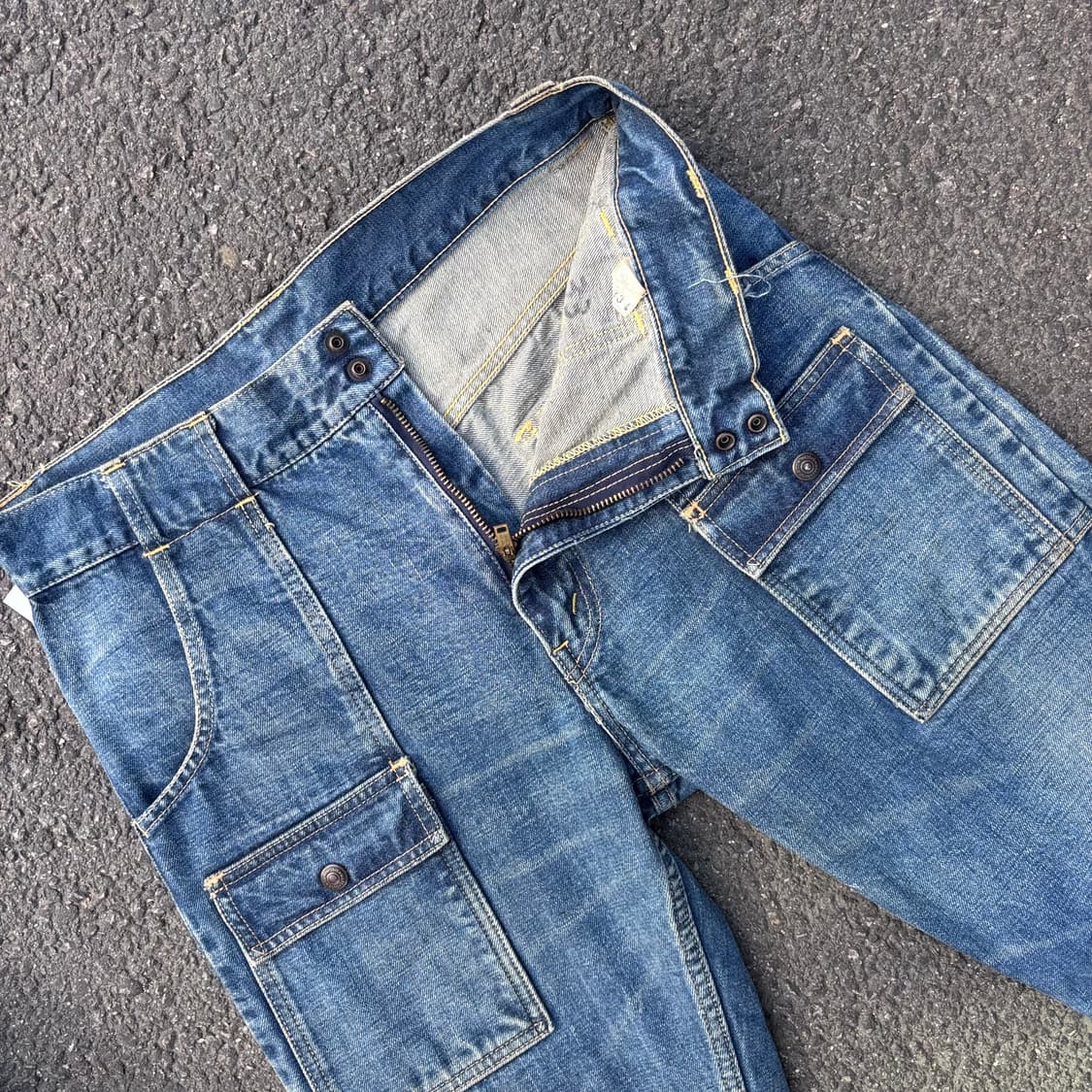 일본 웨어하우스 부쉬 셀비지 데님 팬츠 상품이미지6