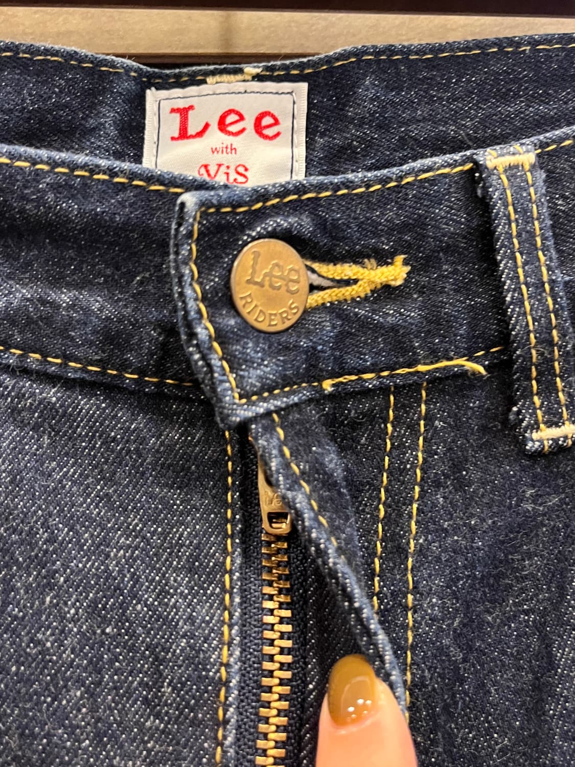 Lee with Vis 리 인디고 와이드 데님 팬츠 (28inch) 상품이미지3
