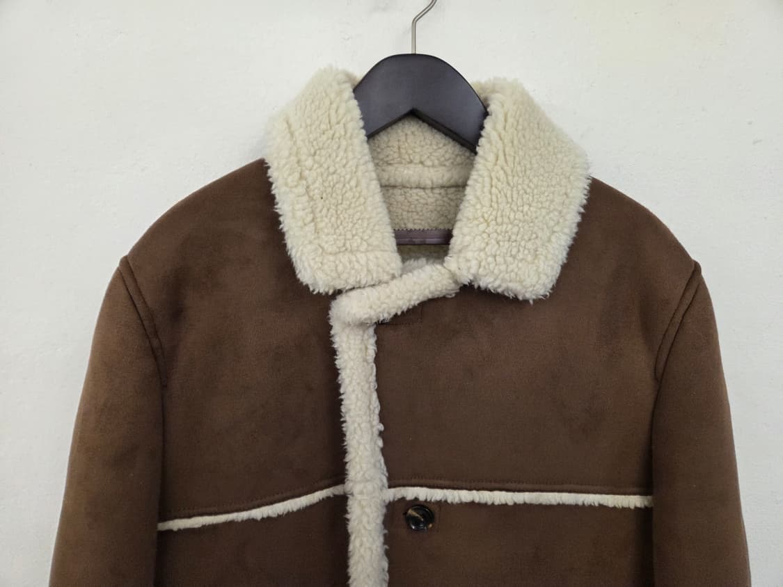 자라 맨 에코무스탕 자켓  상품이미지2