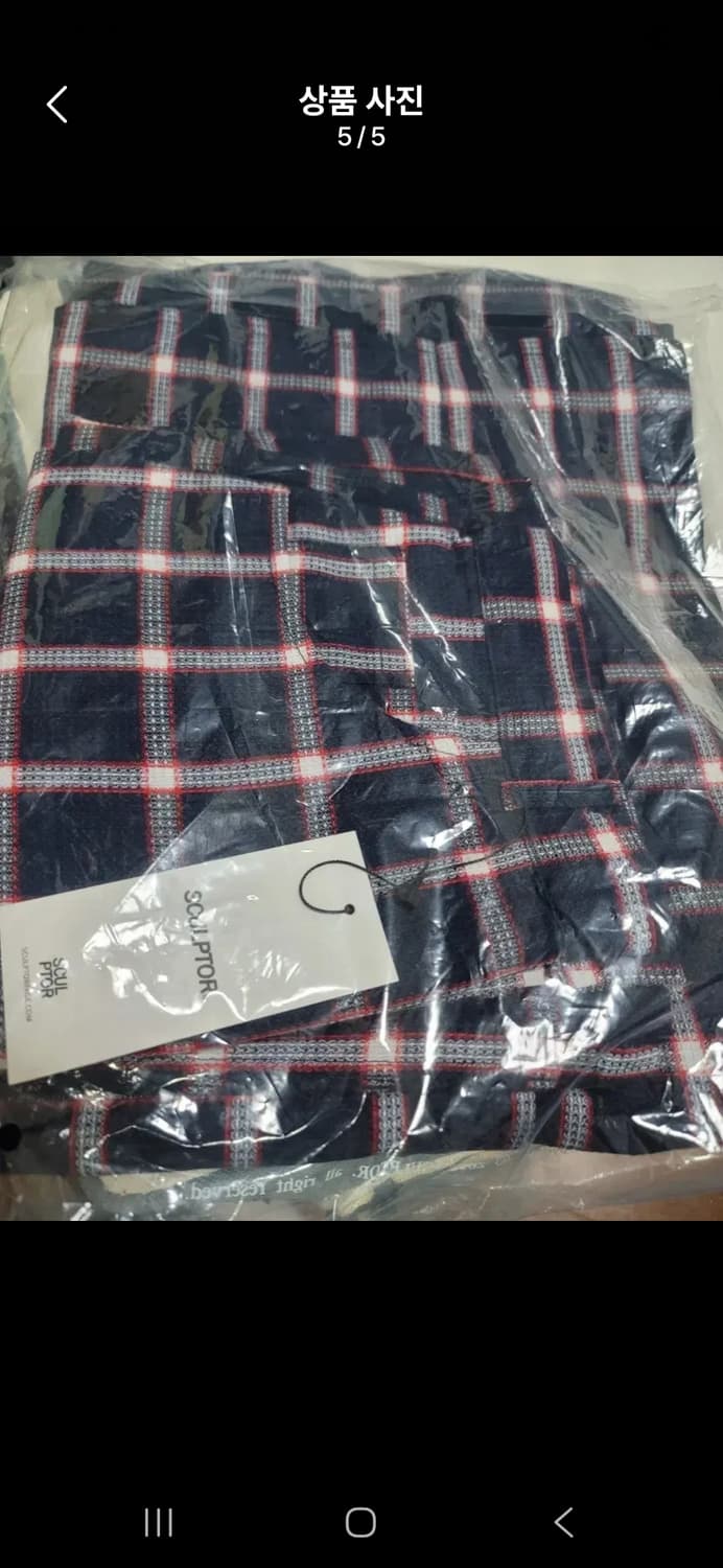 스컬프터 체크 셔츠 스커트 투피스 상품이미지3