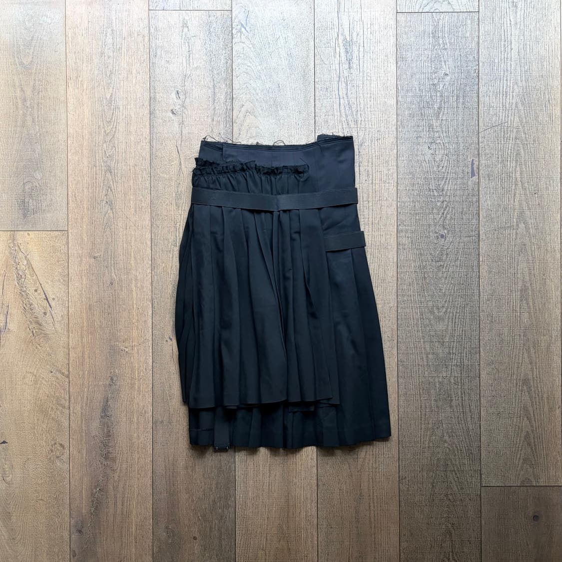 Bondage Detail Docking Pleats Skirt 상품이미지9