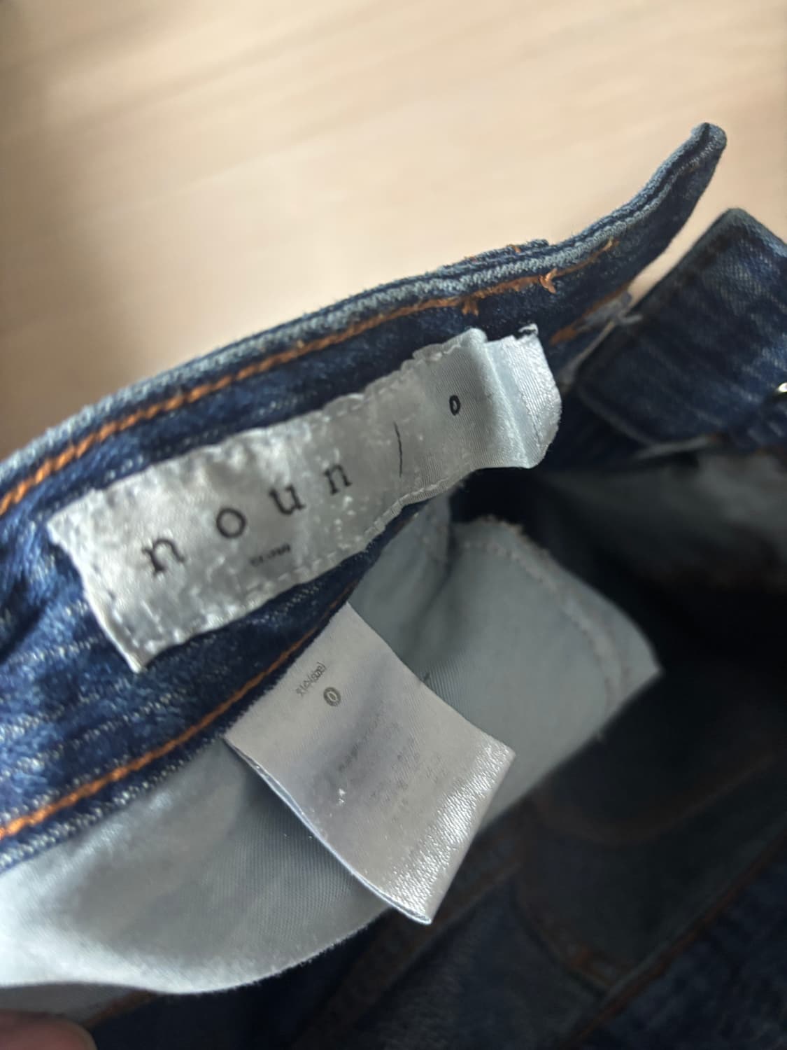 노운 코듀로이 데님 팬츠 블루 0 상품이미지4