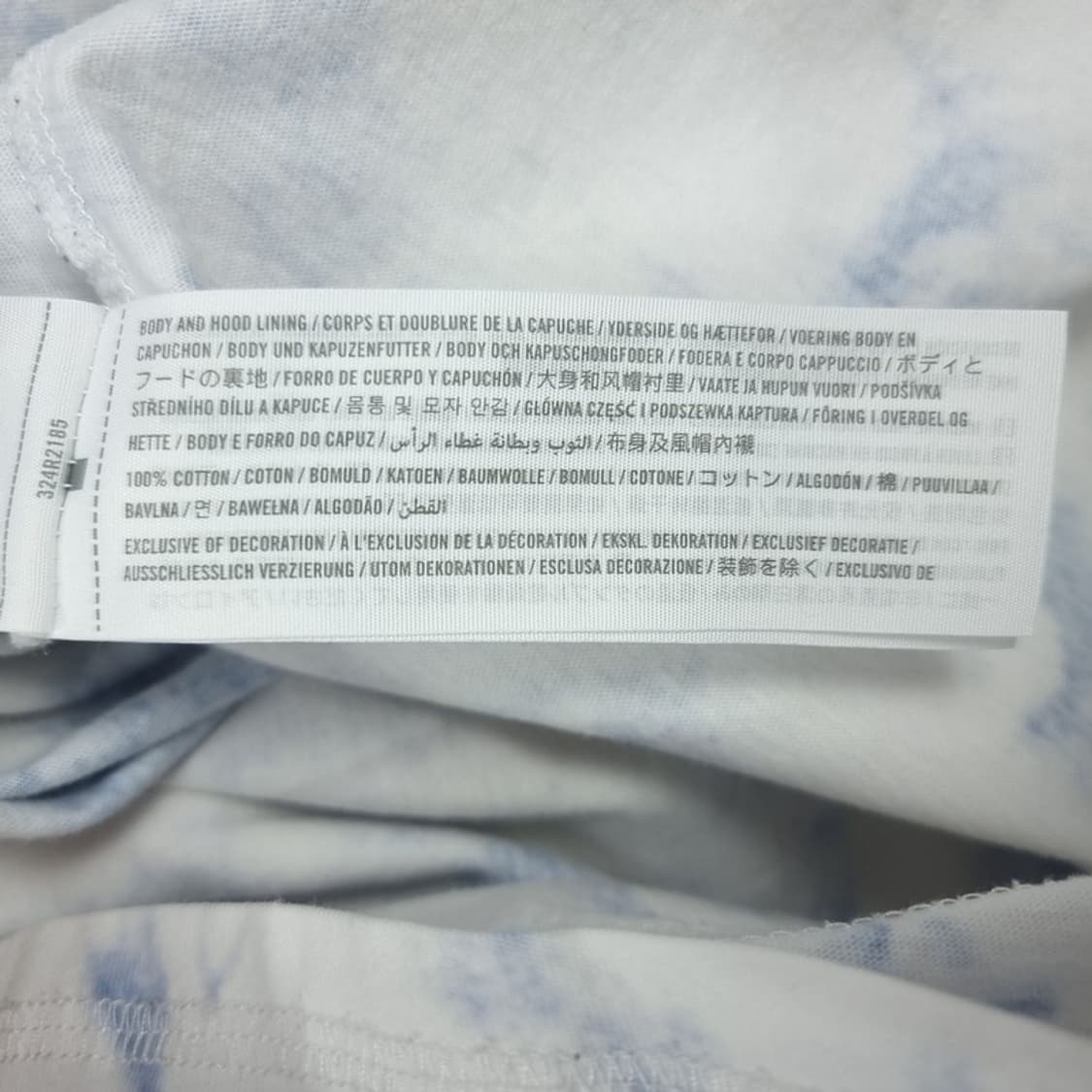 [홀리스터] 로고 패치 타이다이 나염 후드 반팔티 M20197 상품이미지9