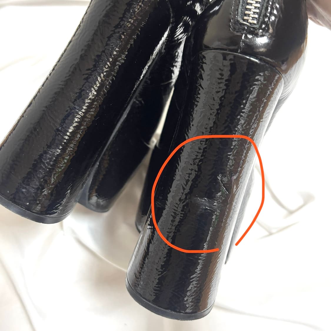 제프리캠벨 유광 코르셋 통굽 고스 펑크 상품이미지6