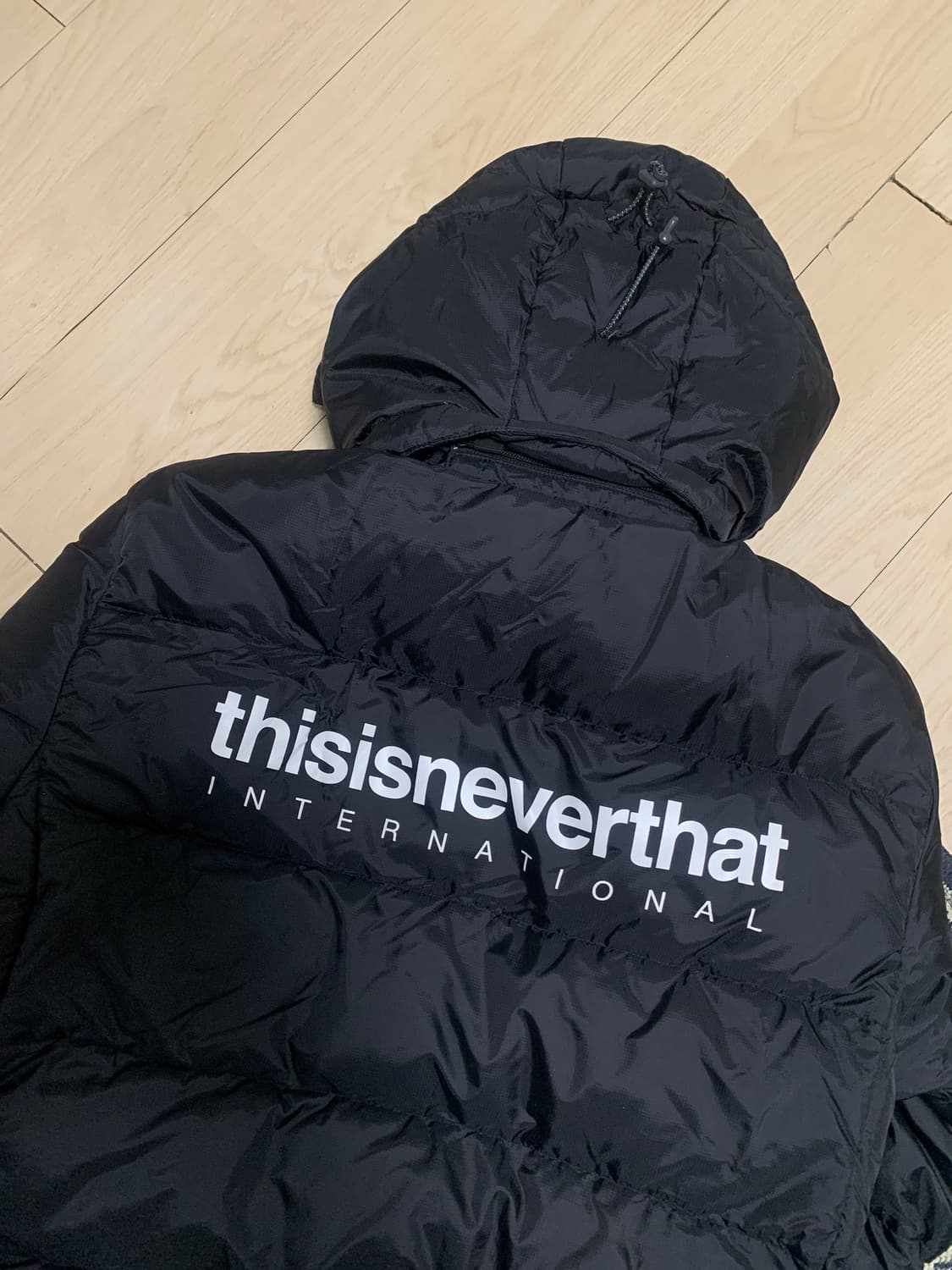 디스이즈네버댓 롱패딩 블랙 S 상품이미지4