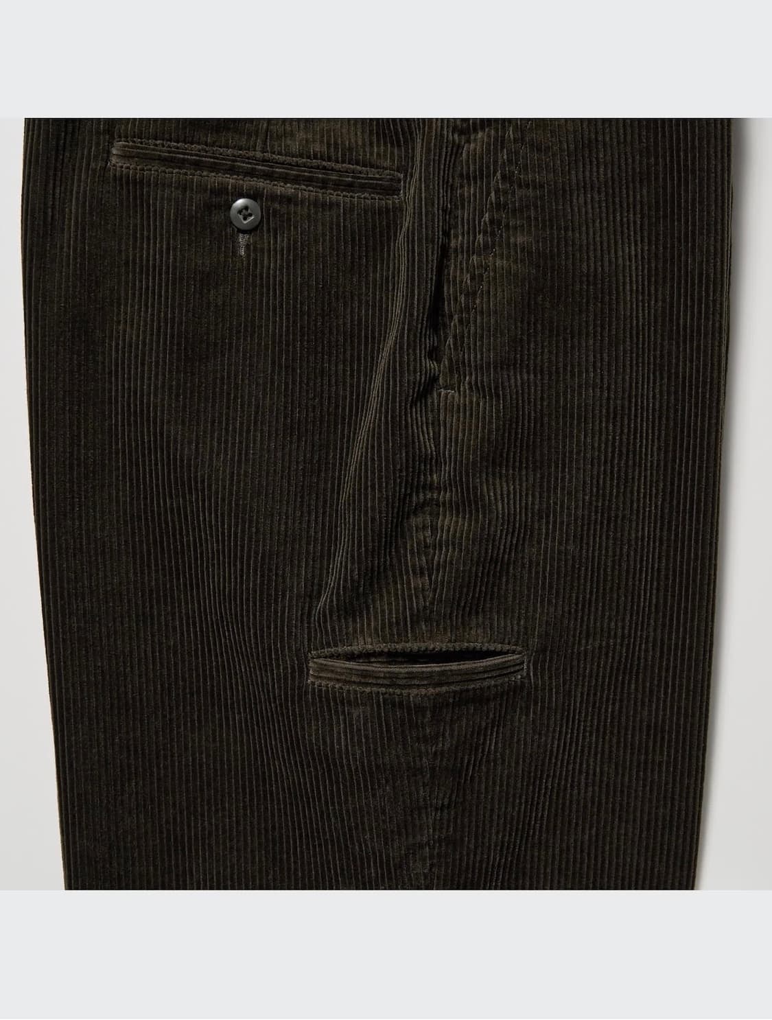 [유니클로] 유니클로U 코듀로이 와이드피트 워크팬츠 올리브 상품이미지4