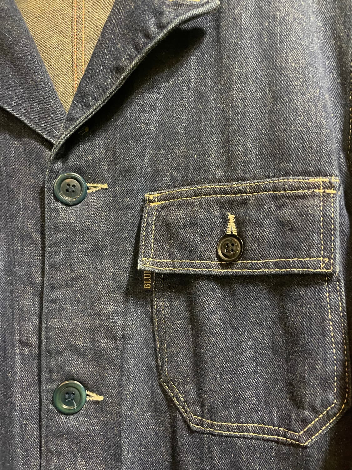 블루블루 데님 초어자켓 상품이미지2