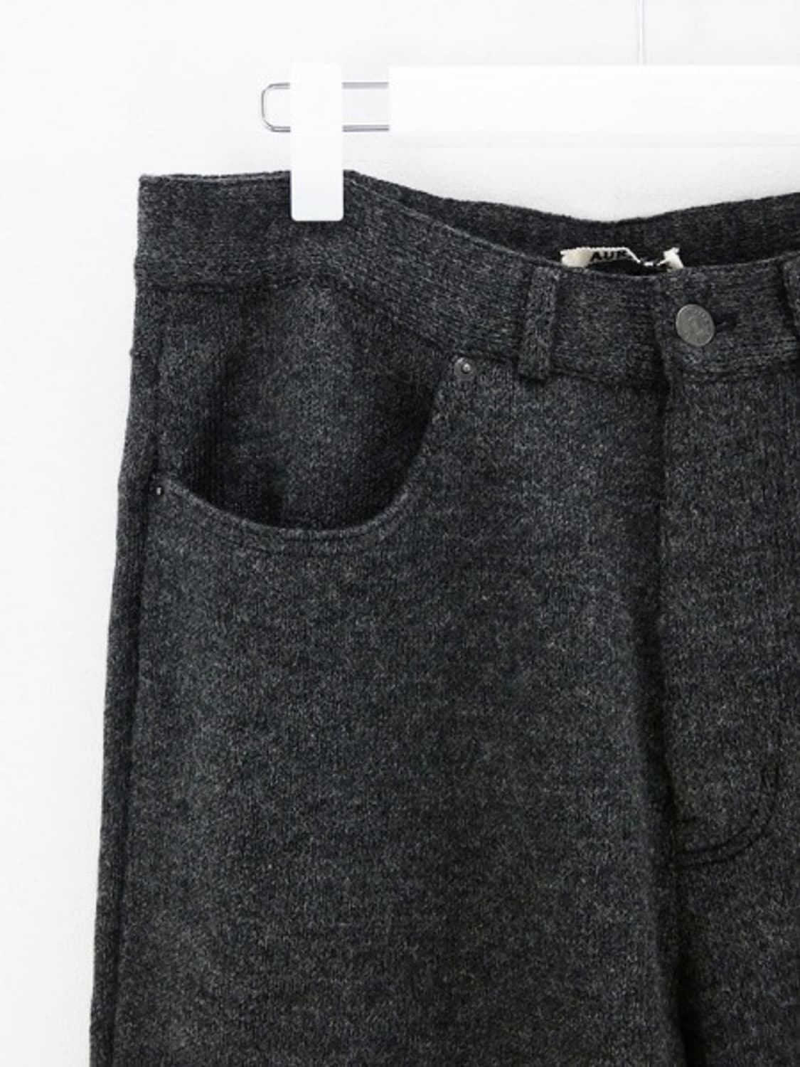 (5) 20FW 오라리 울 파인 스피닝 헤비 니트 5P 팬츠 상품이미지2