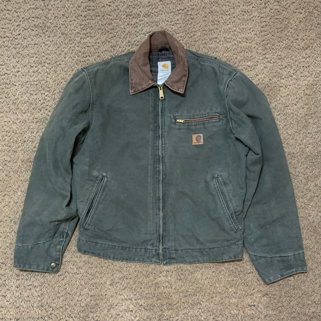 칼하트 디트로이트 자켓 j97 MOS 모스그린 (S) 상품이미지1