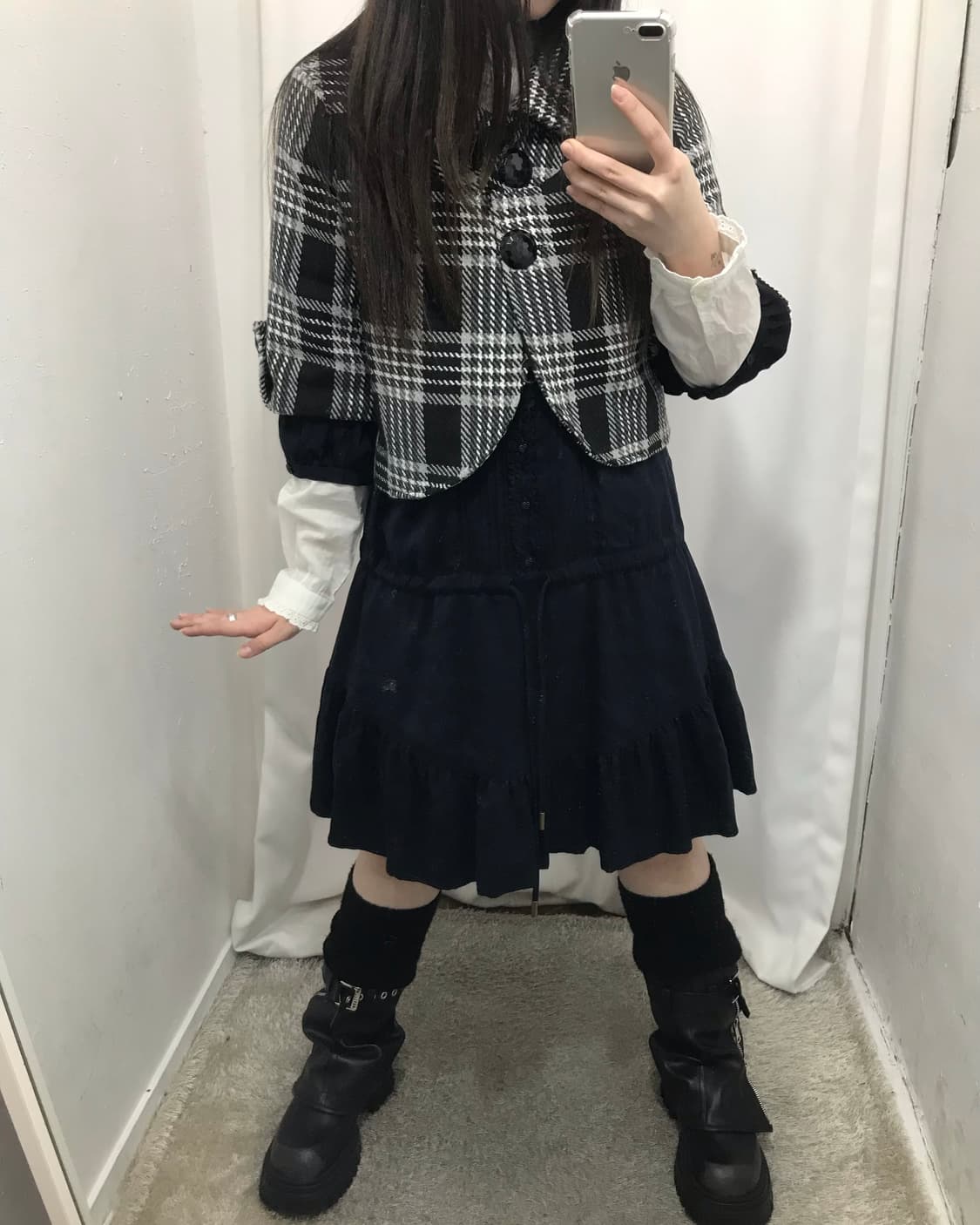 무채색 소녀 코디 세트 🖤 상품이미지3