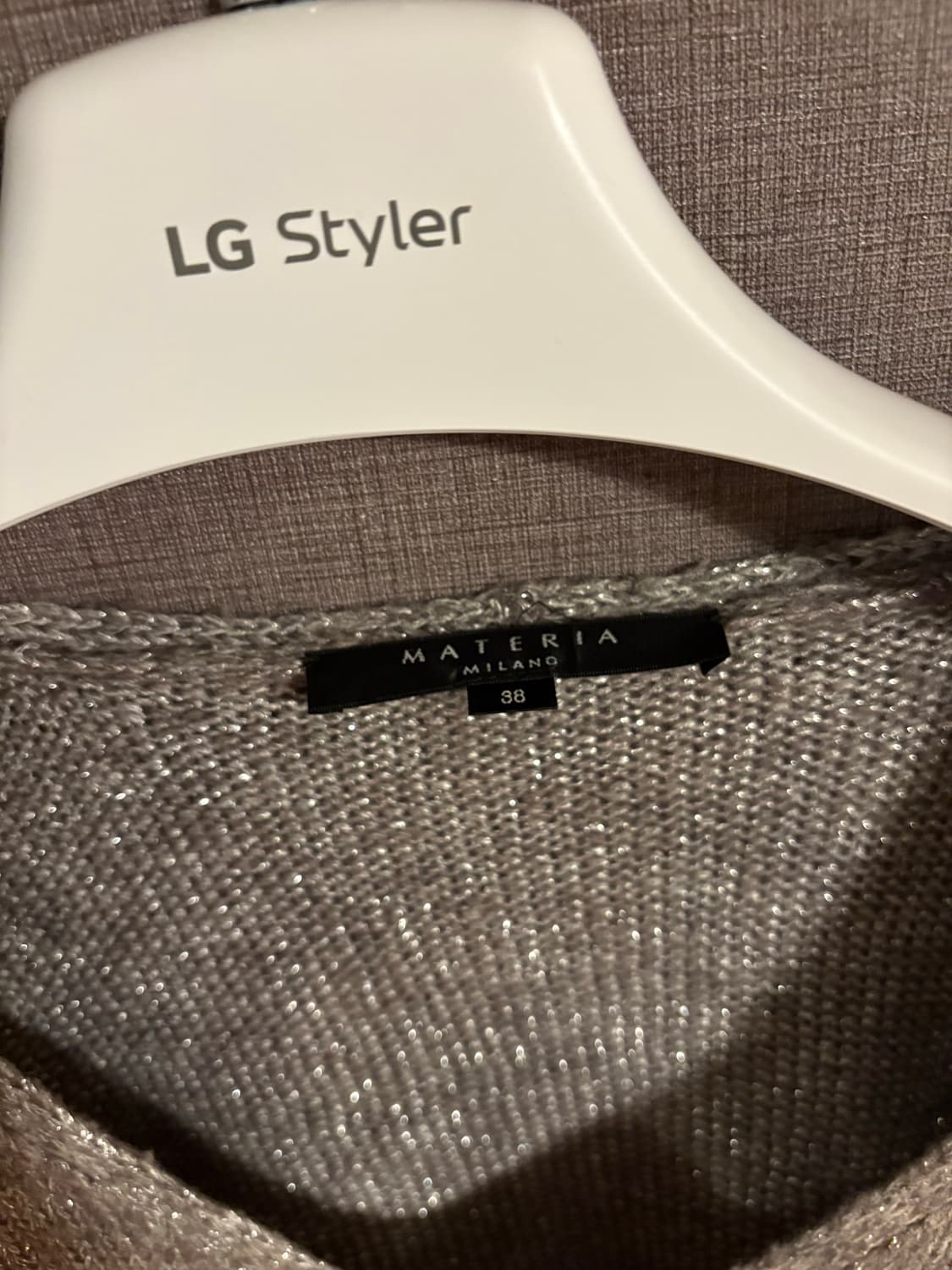 마테리아 MATERIA 밀라노 브이넥 가오리핏 니트 38 상품이미지2