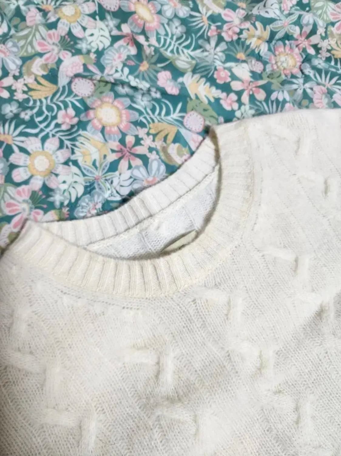 바스통 322 니트 아이보리 m 상품이미지3