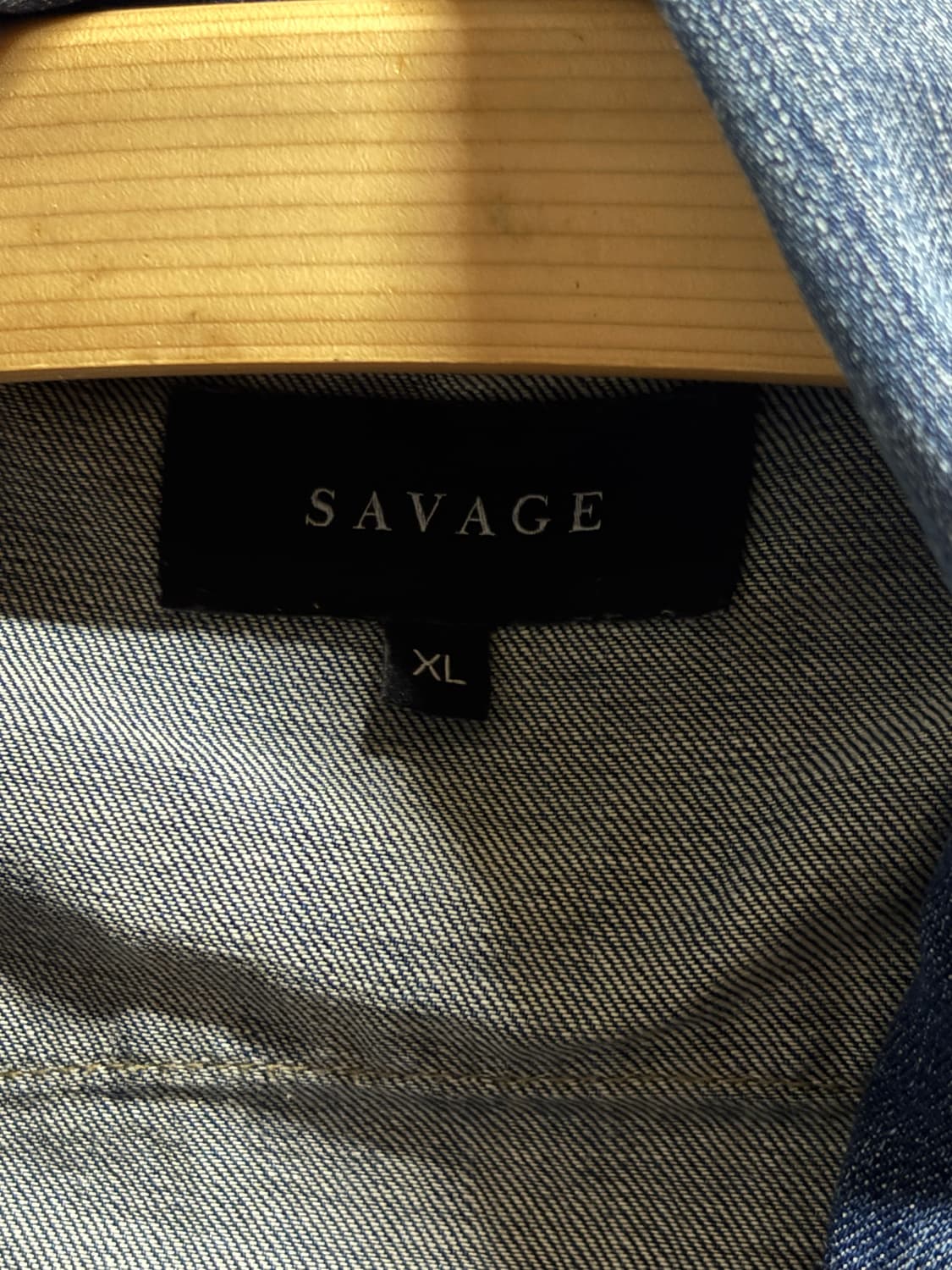 세비지 웨스턴데님셔츠 XL 상품이미지6